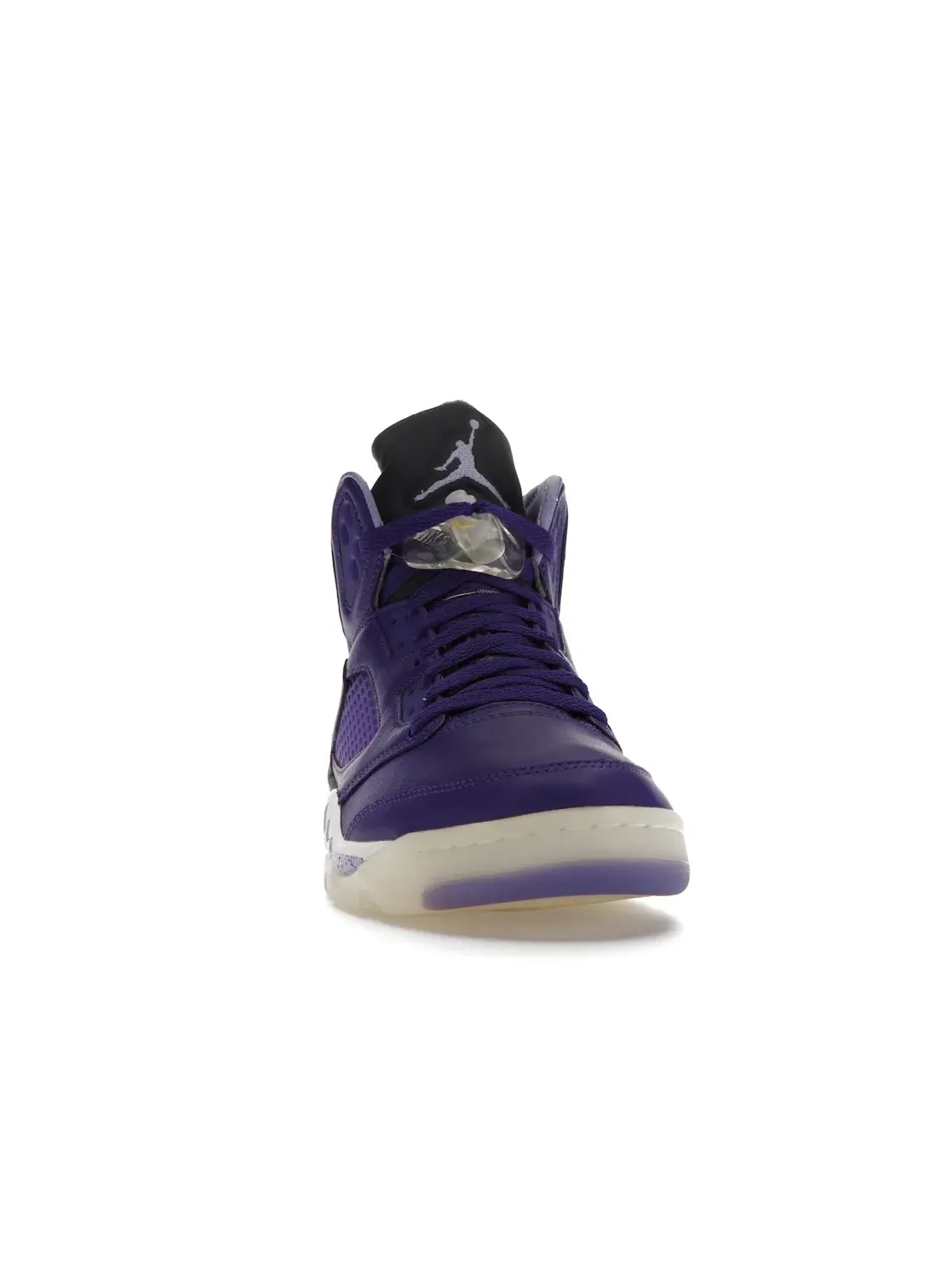 Мужские кроссовки Lifestyle с высоким берцем Jordan 5 Retro Jordan — изображение 2 из 4, фиолетовый/желтый