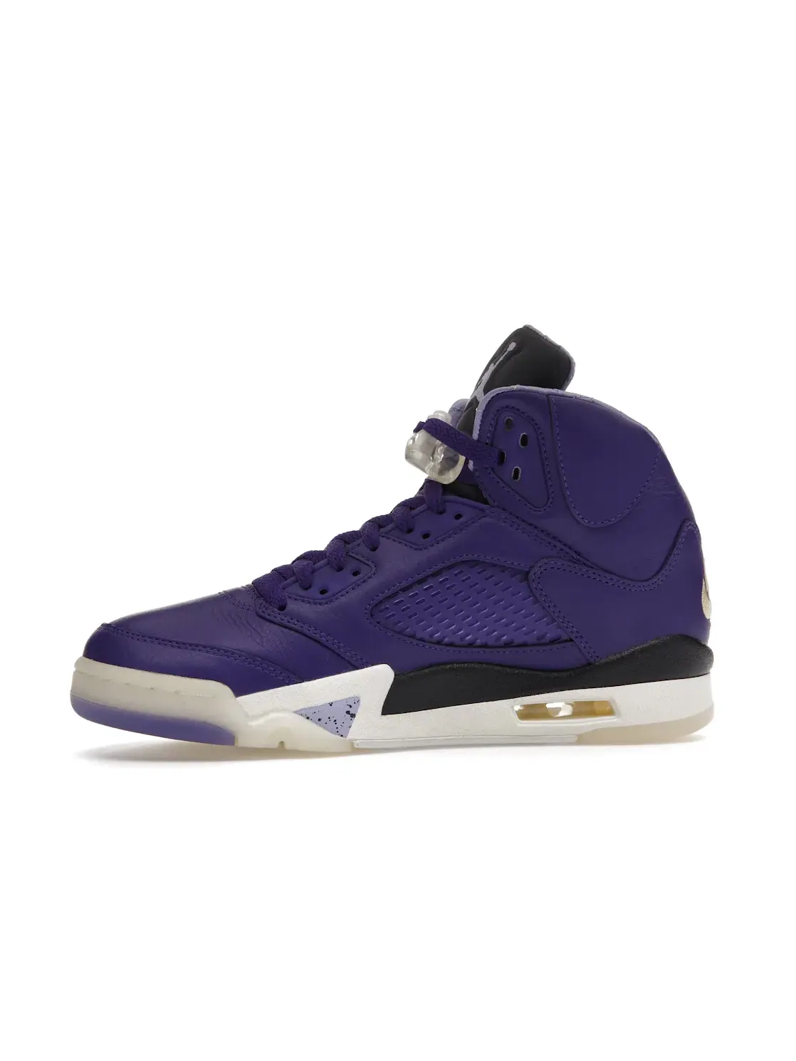 Мужские кроссовки Lifestyle с высоким берцем Jordan 5 Retro Jordan — изображение 3 из 4, фиолетовый/желтый