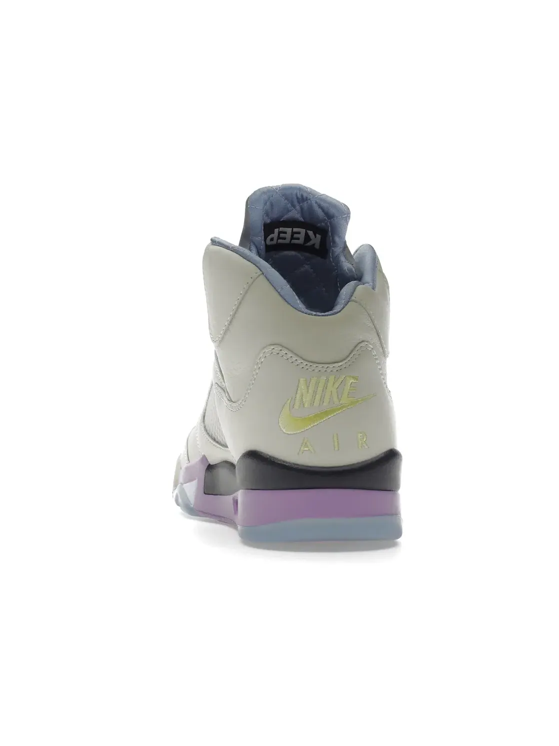 Мужские кроссовки с принтом Jordan 5 Retro Jordan — изображение 4 из 4, желтый фиолетовый