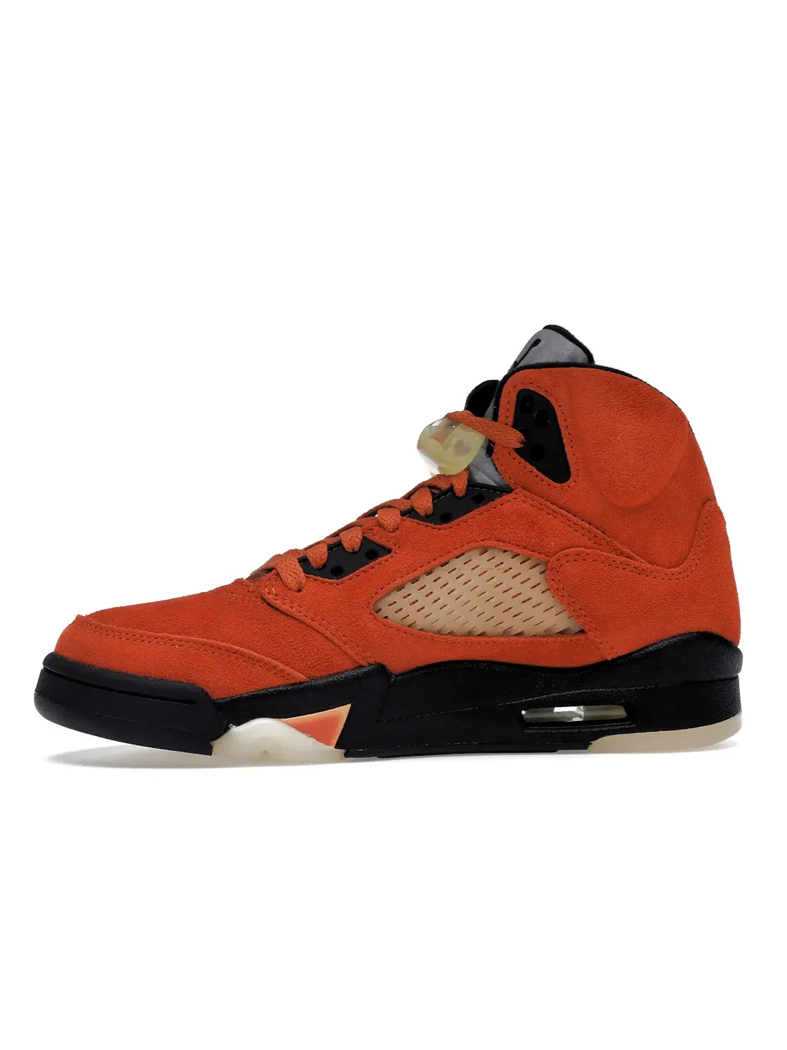 Женские кроссовки с верхом из замши Jordan 5 Retro Dunk on Mars Jordan — изображение 3 из 4, черный/красный