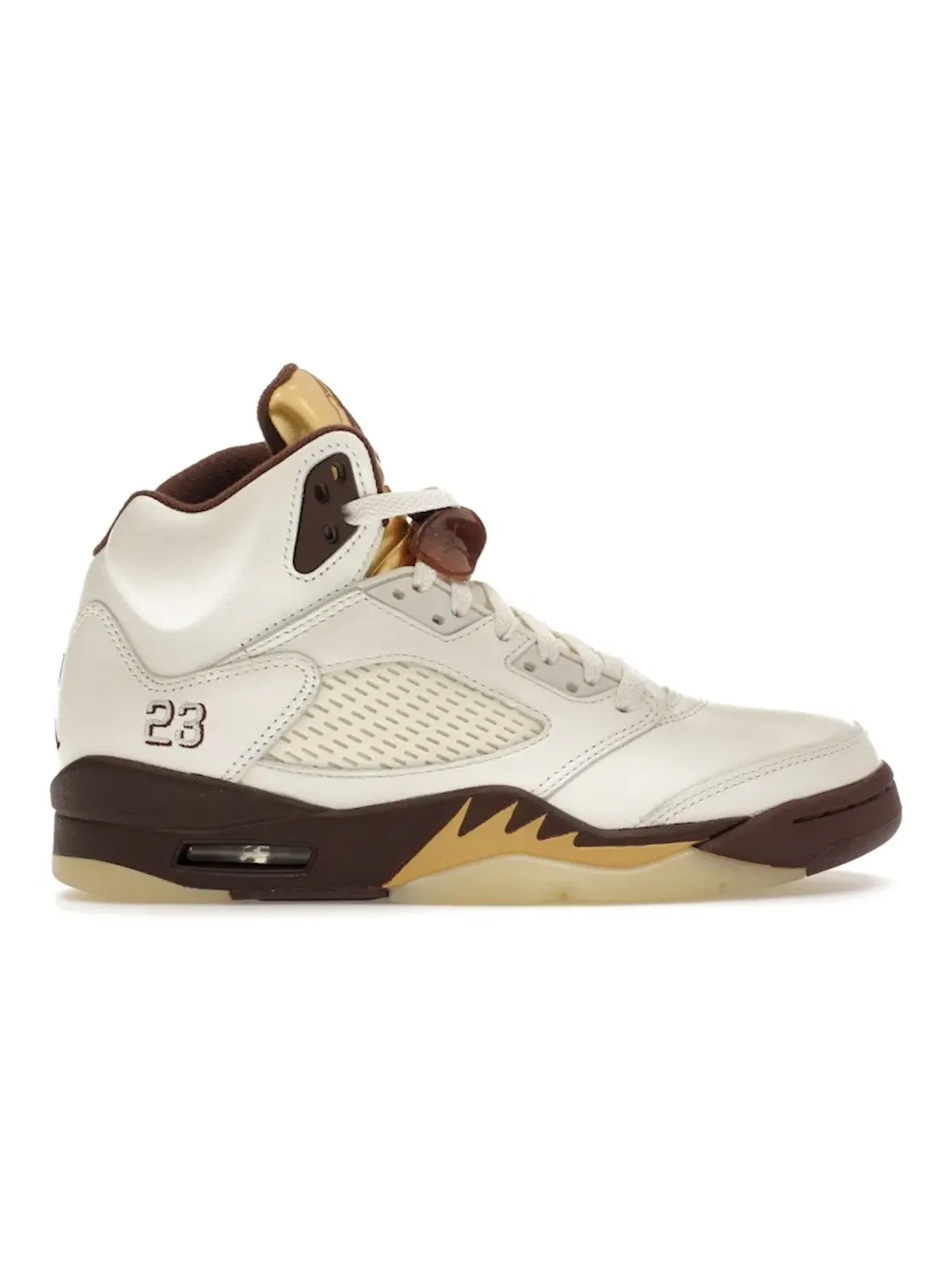Женские кроссовки с премиальной замшей Jordan 5 Retro Golden Ticket Jordan — изображение 1 из 4, металлик золотистый