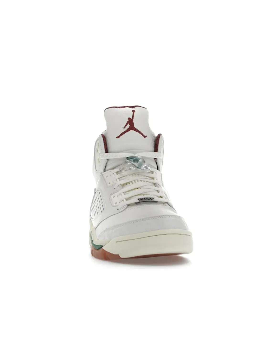 Мужские кроссовки для активного отдыха с принтом Jordan 5 Retro El Grito — изображение 2 из 4, зеленый-темный