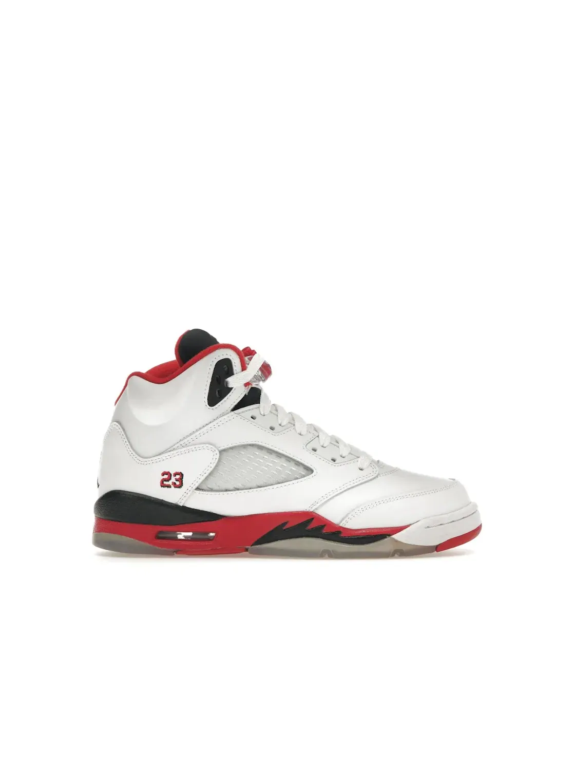 Детские кроссовки Lifestyle с принтом Jordan 5 Retro Jordan — изображение 1 из 4, белый/красный-черный