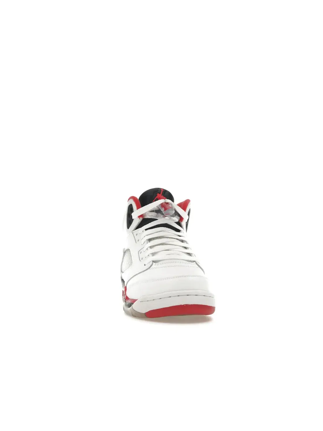 Детские кроссовки Lifestyle с принтом Jordan 5 Retro Jordan — изображение 2 из 4, белый/красный-черный