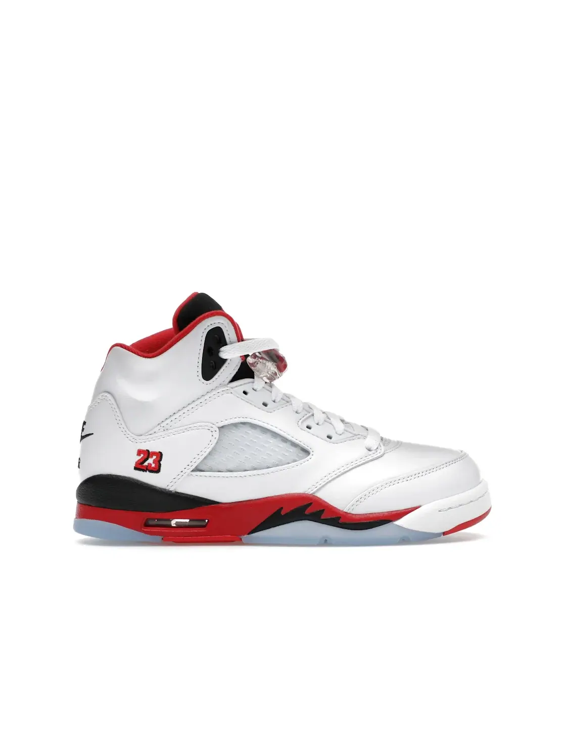Детские кроссовки Lifestyle с принтом Jordan 5 Retro Jordan — изображение 1 из 4, белый красный черный