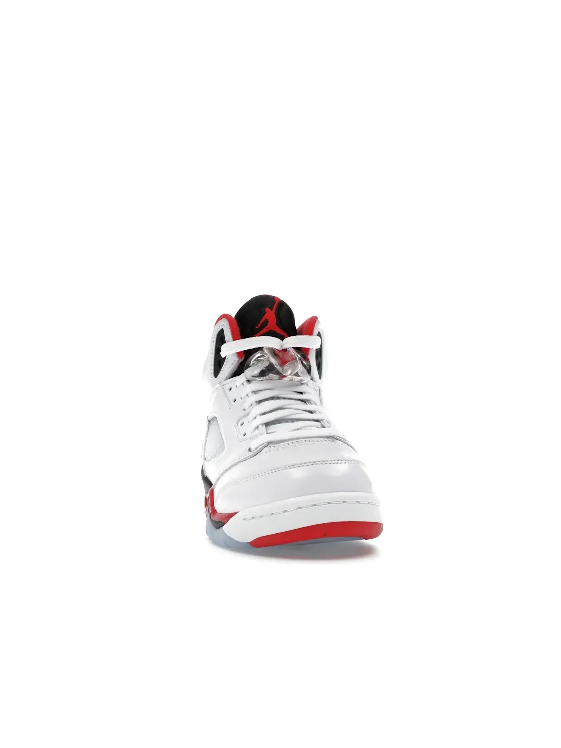 Детские кроссовки Lifestyle с принтом Jordan 5 Retro Jordan — изображение 2 из 4, белый красный черный