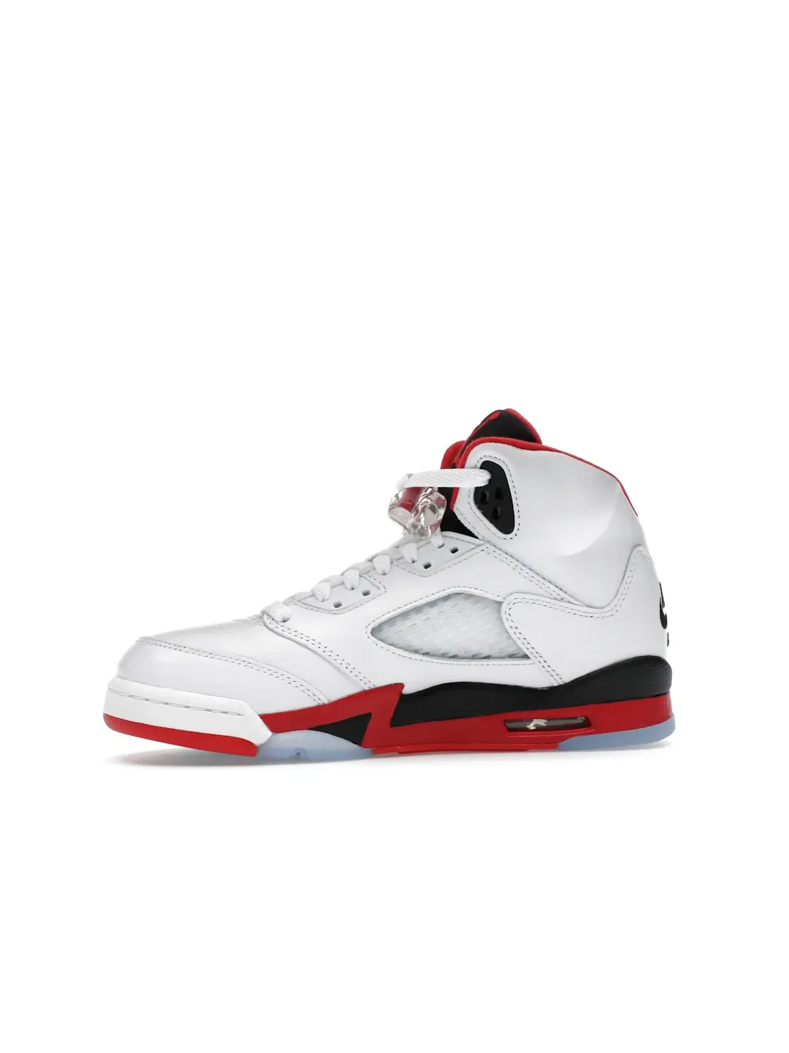 Детские кроссовки Lifestyle с принтом Jordan 5 Retro Jordan — изображение 3 из 4, белый красный черный