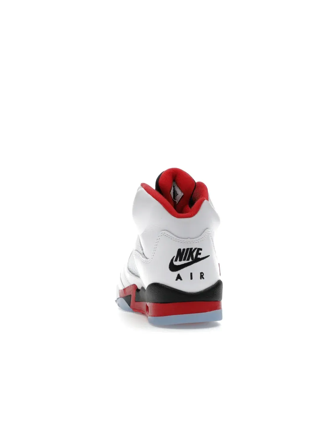 Детские кроссовки Lifestyle с принтом Jordan 5 Retro Jordan — изображение 4 из 4, белый красный черный