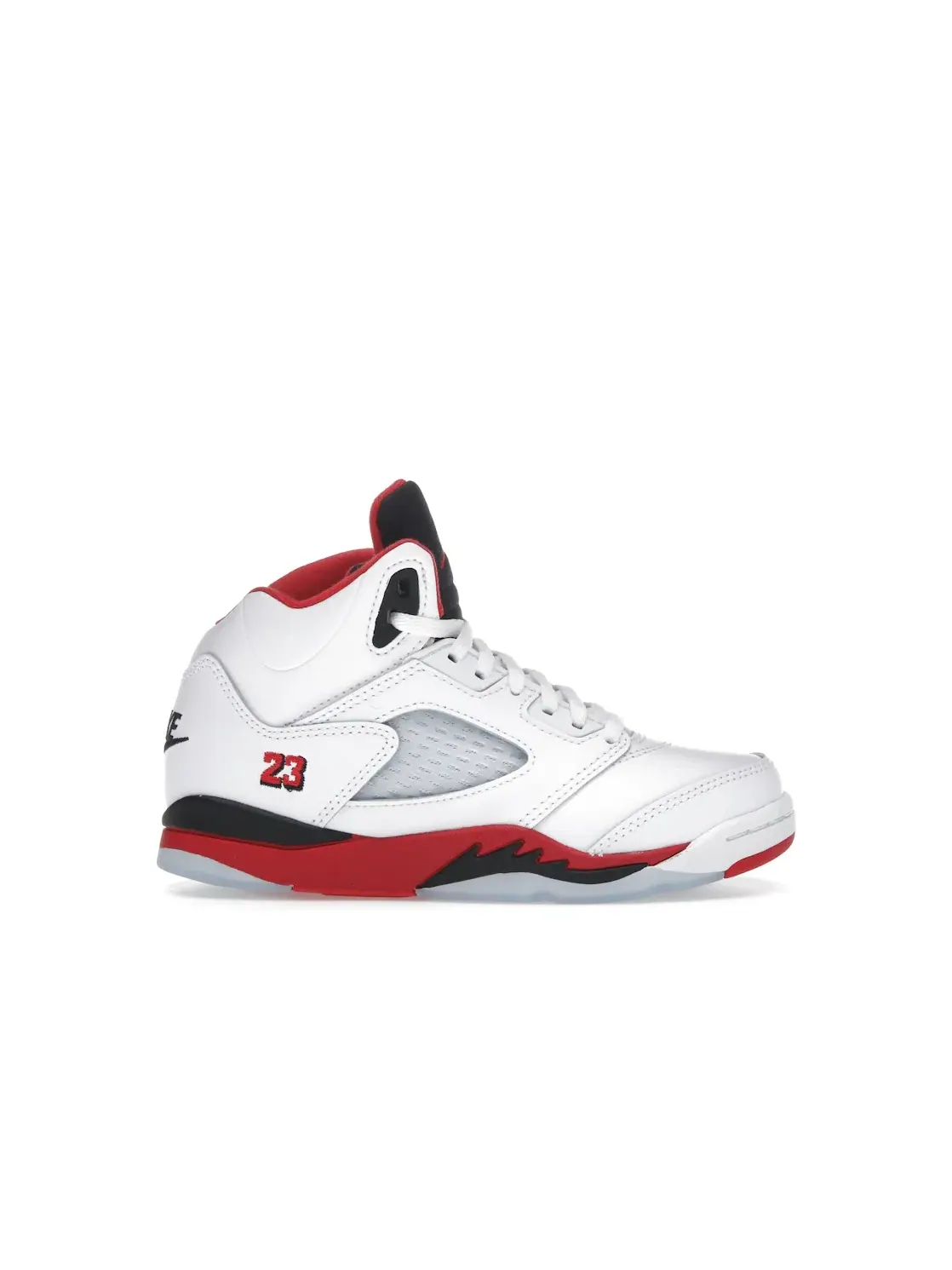 Детские кроссовки Lifestyle с принтом Jordan 5 Retro Jordan — изображение 1 из 4, белый/красный/черный