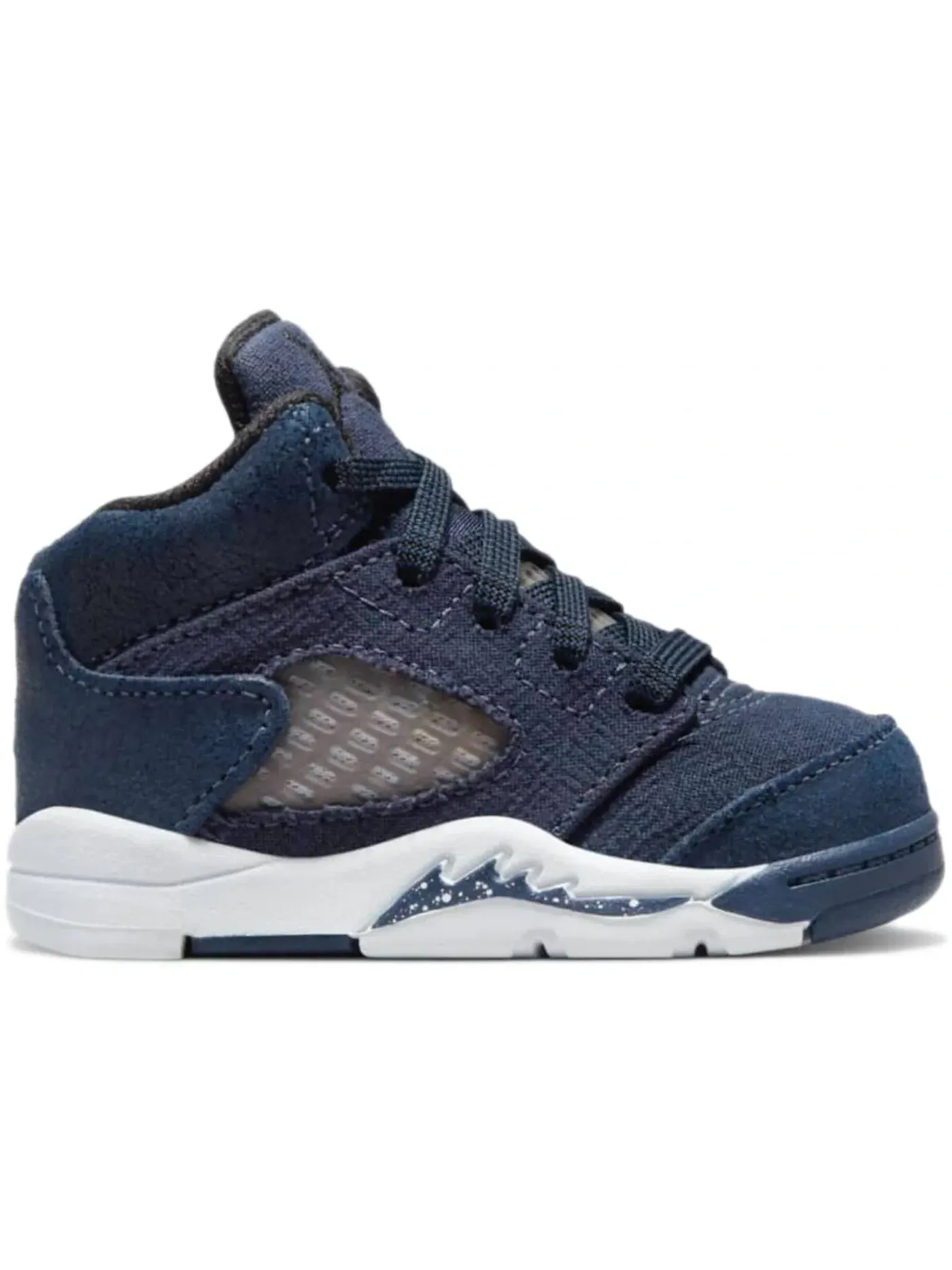 Детские кроссовки Lifestyle с принтом Jordan 5 Retro Jordan — изображение 1 из 1, темно-синий/черный/серый