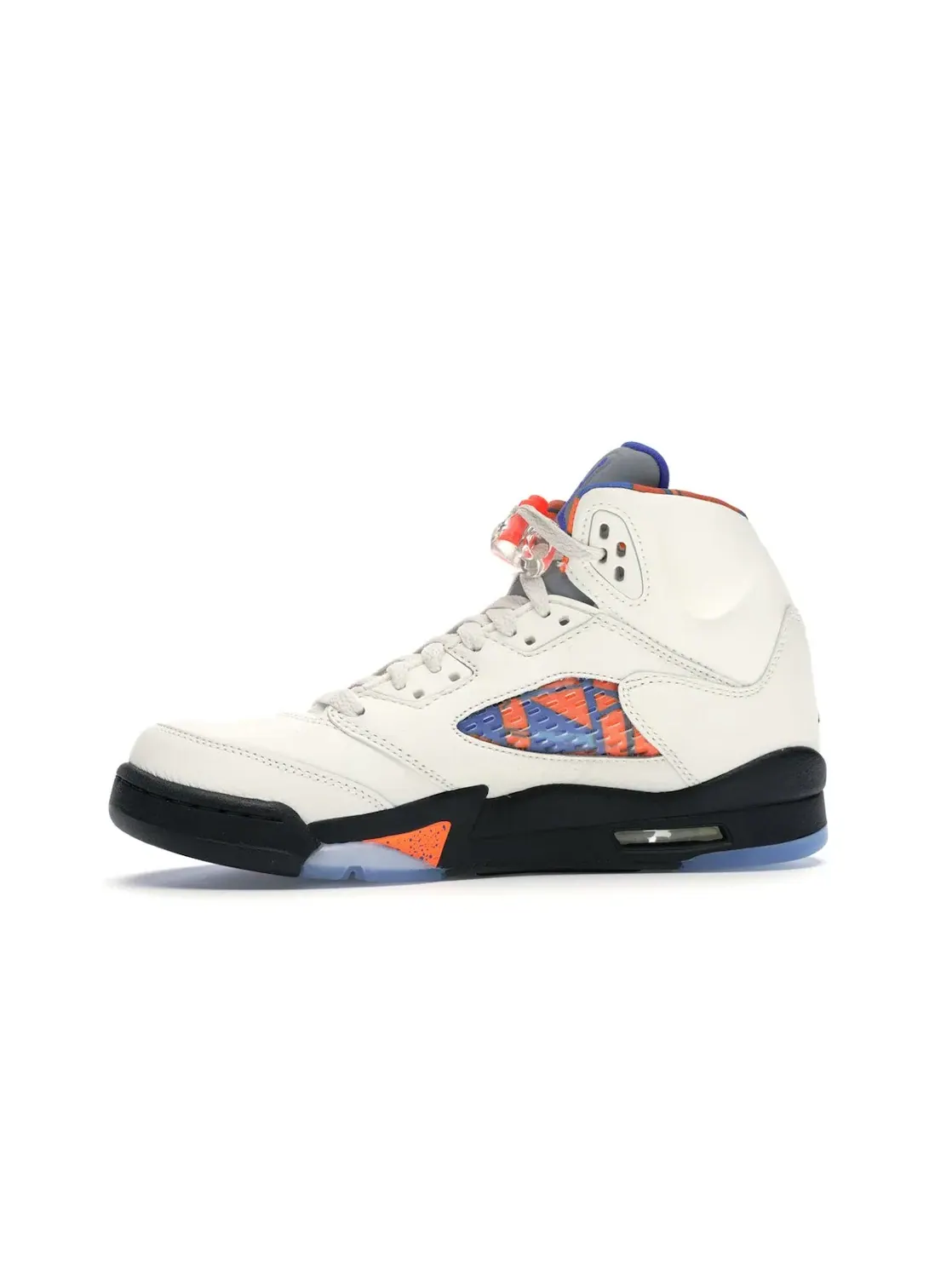 Детские кроссовки Lifestyle с принтом Jordan 5 Retro — изображение 3 из 4, синий--черный