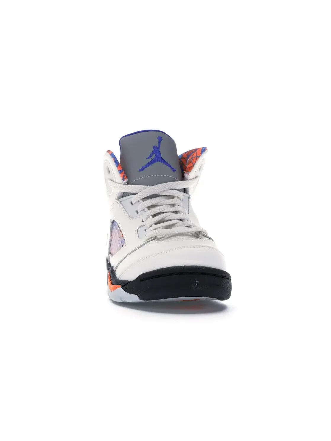 Детские кроссовки с длинным язычком Jordan 5 Retro International Flight Jordan — изображение 2 из 4, синий--черный