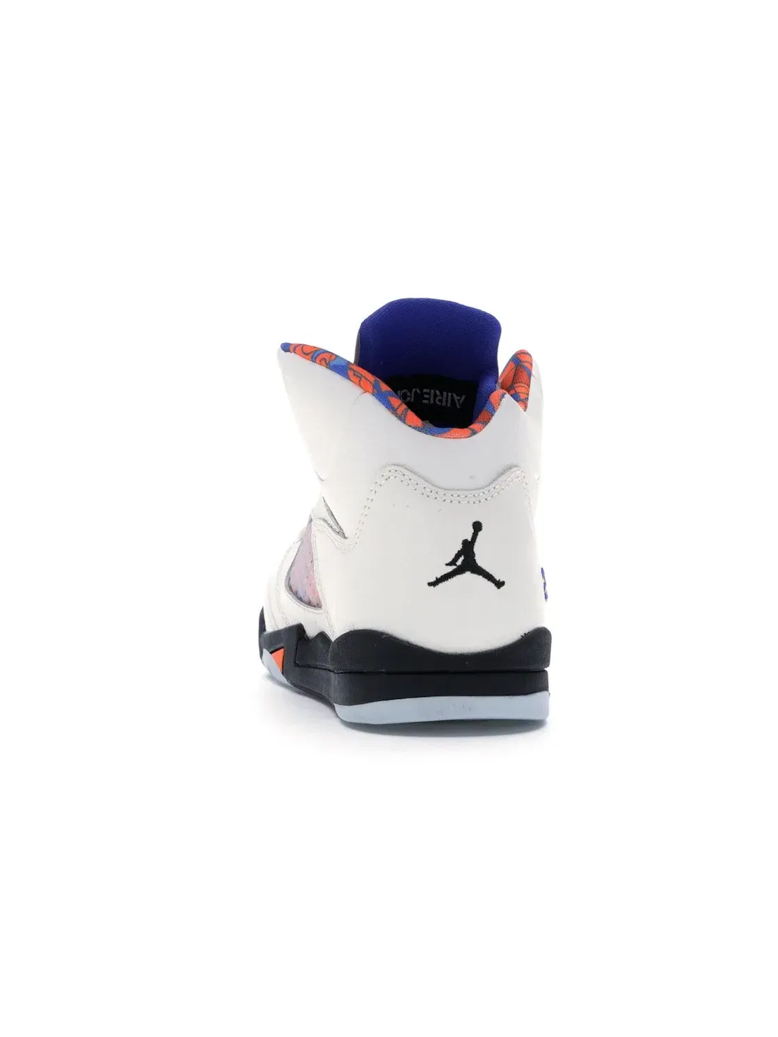 Детские кроссовки с длинным язычком Jordan 5 Retro International Flight Jordan — изображение 4 из 4, синий--черный