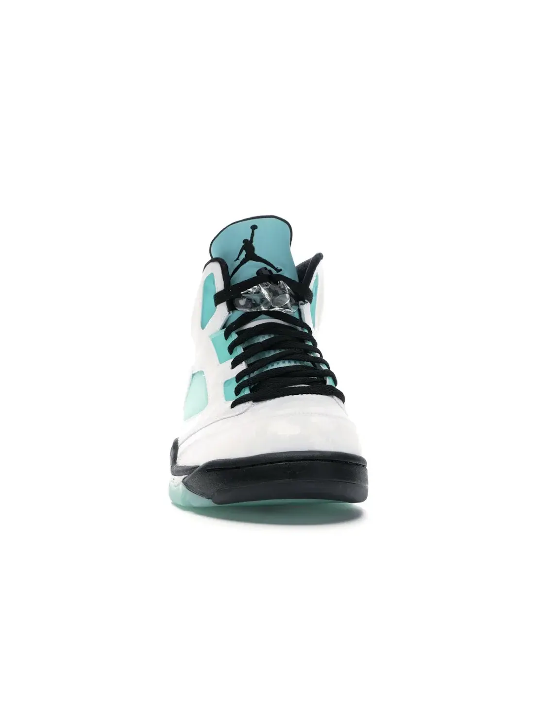 Мужские кроссовки Lifestyle с принтом Jordan 5 Retro Jordan White/Black-White-Island Green — изображение 2 из 4