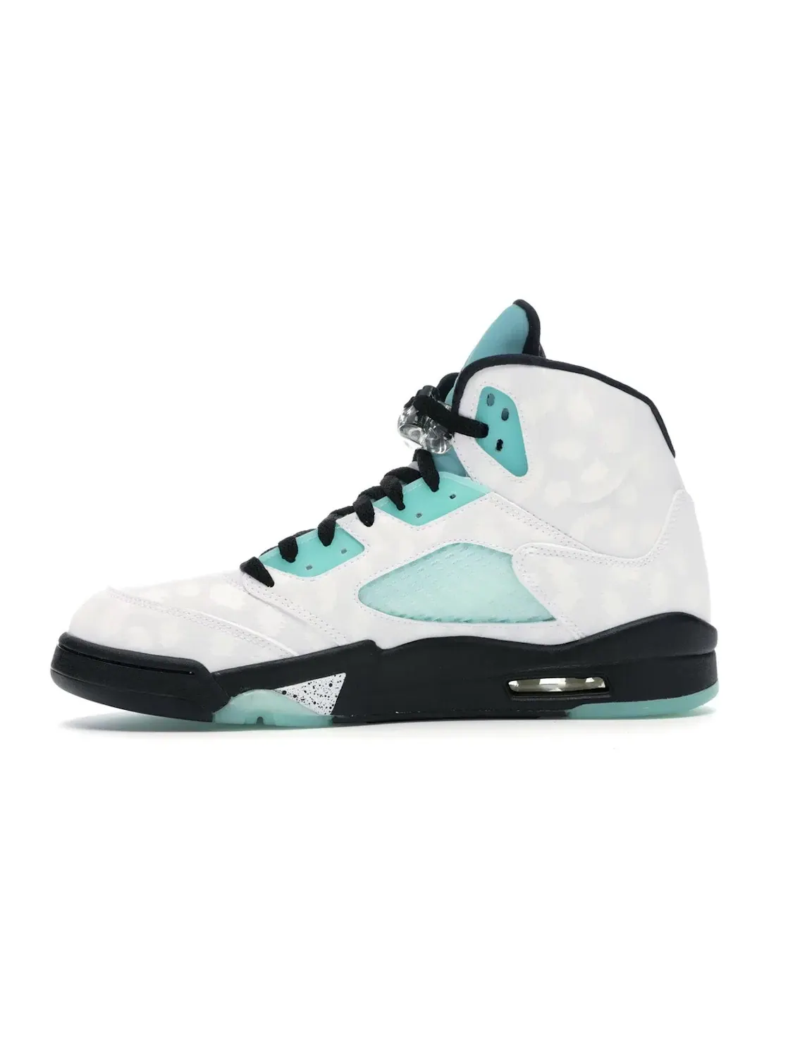 Мужские кроссовки Lifestyle с принтом Jordan 5 Retro Jordan White/Black-White-Island Green — изображение 3 из 4