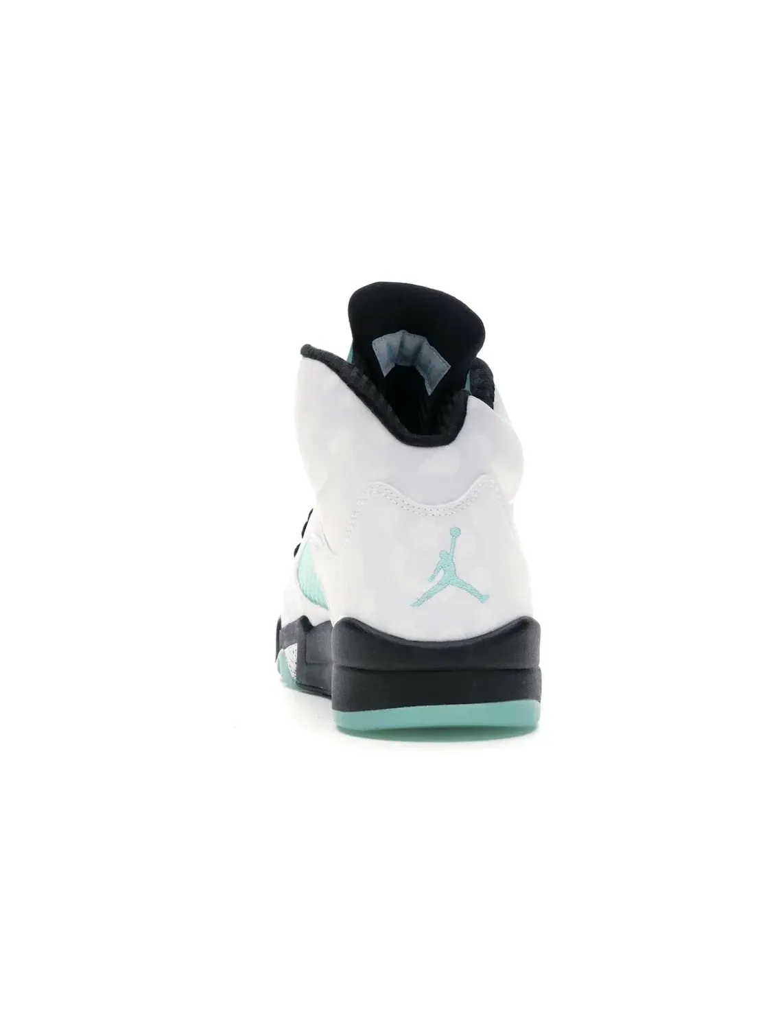 Мужские кроссовки Lifestyle с принтом Jordan 5 Retro Jordan White/Black-White-Island Green — изображение 4 из 4