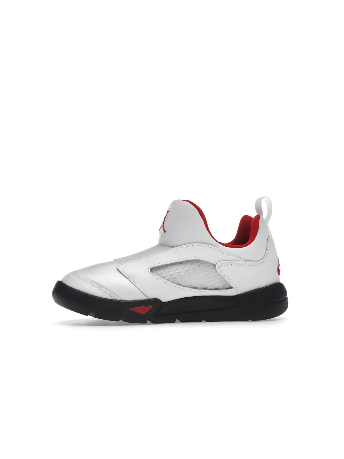 Детские кроссовки Lifestyle с принтом Jordan 5 Retro Little Flex Jordan — изображение 3 из 4, белый/черный-красный