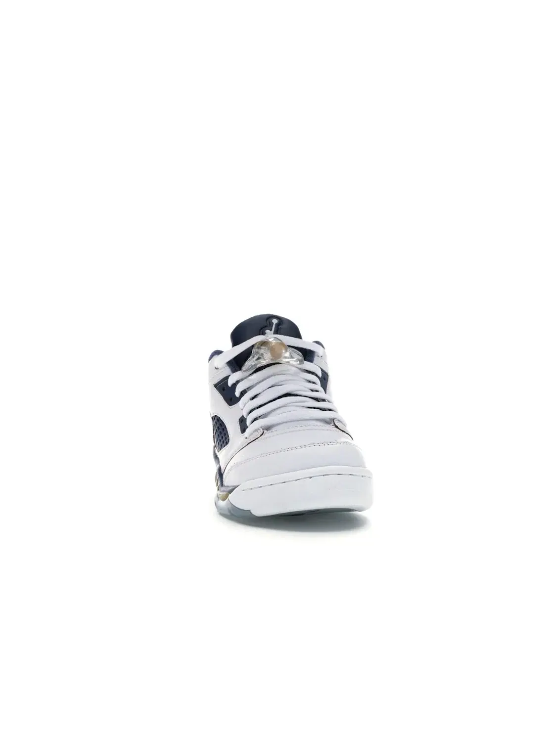 Детские кроссовки Lifestyle Jordan 5 Retro Low Jordan White/Metallic Gold Star-Midnight Navy — изображение 2 из 4