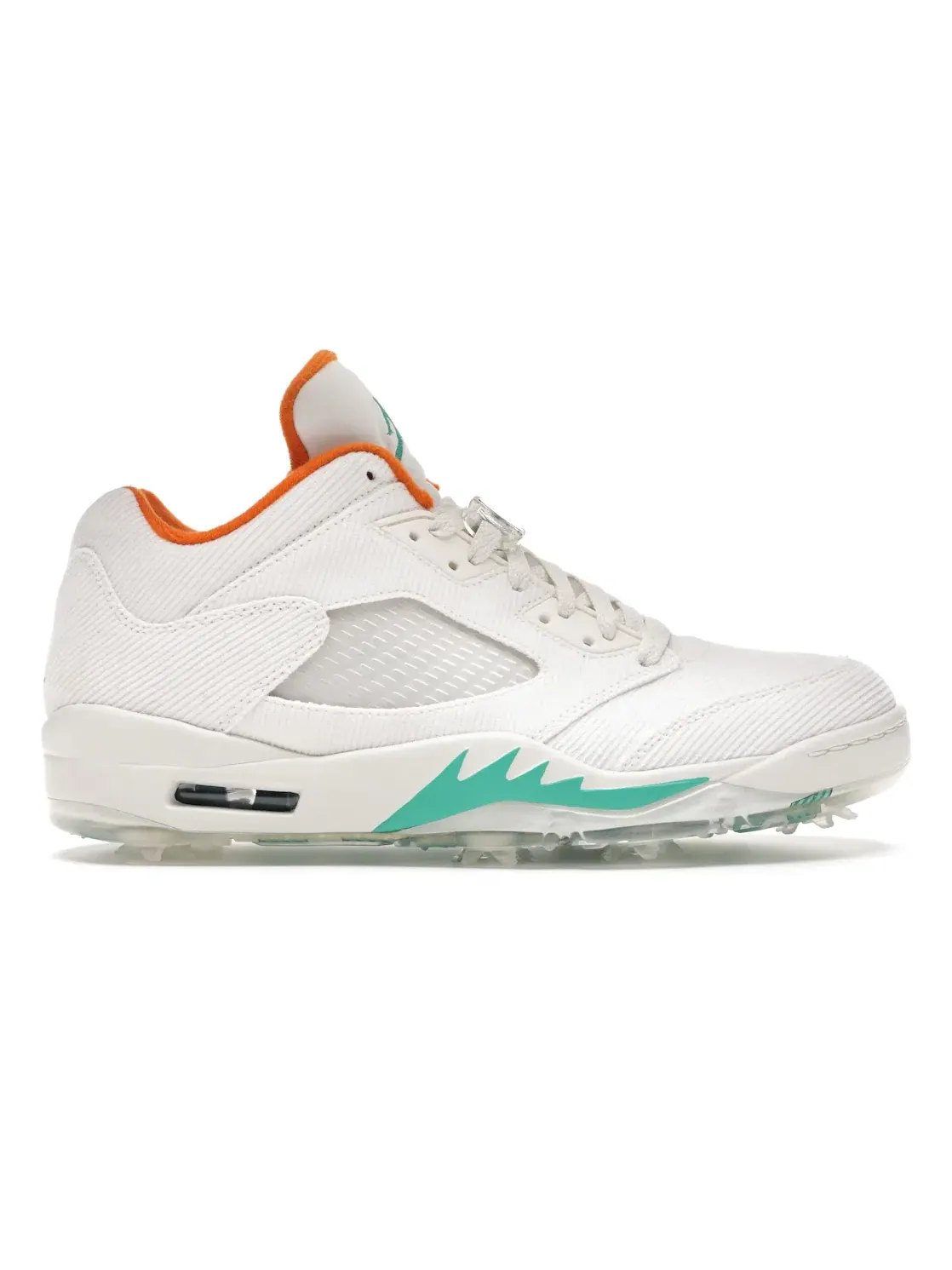 Мужские кроссовки для гольфа с вельветовым верхом Jordan 5 Retro Low Golf Lucky and Good Jordan — изображение 1 из 4, зеленый