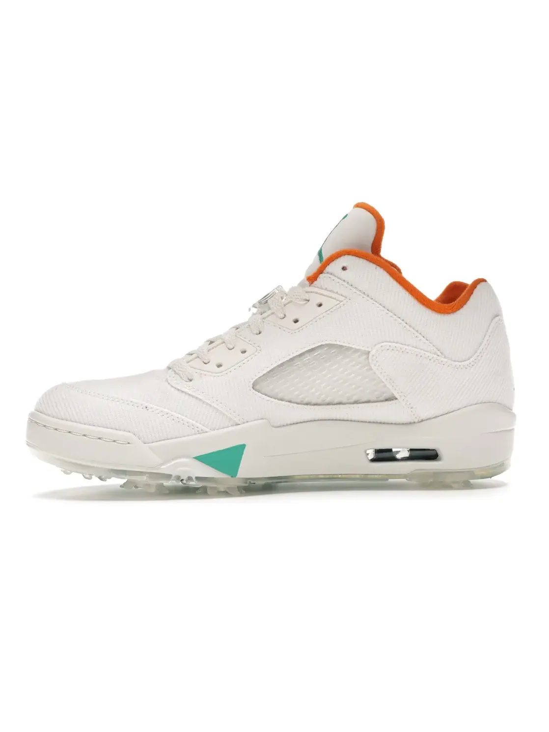 Мужские кроссовки для гольфа с вельветовым верхом Jordan 5 Retro Low Golf Lucky and Good Jordan — изображение 3 из 4, зеленый