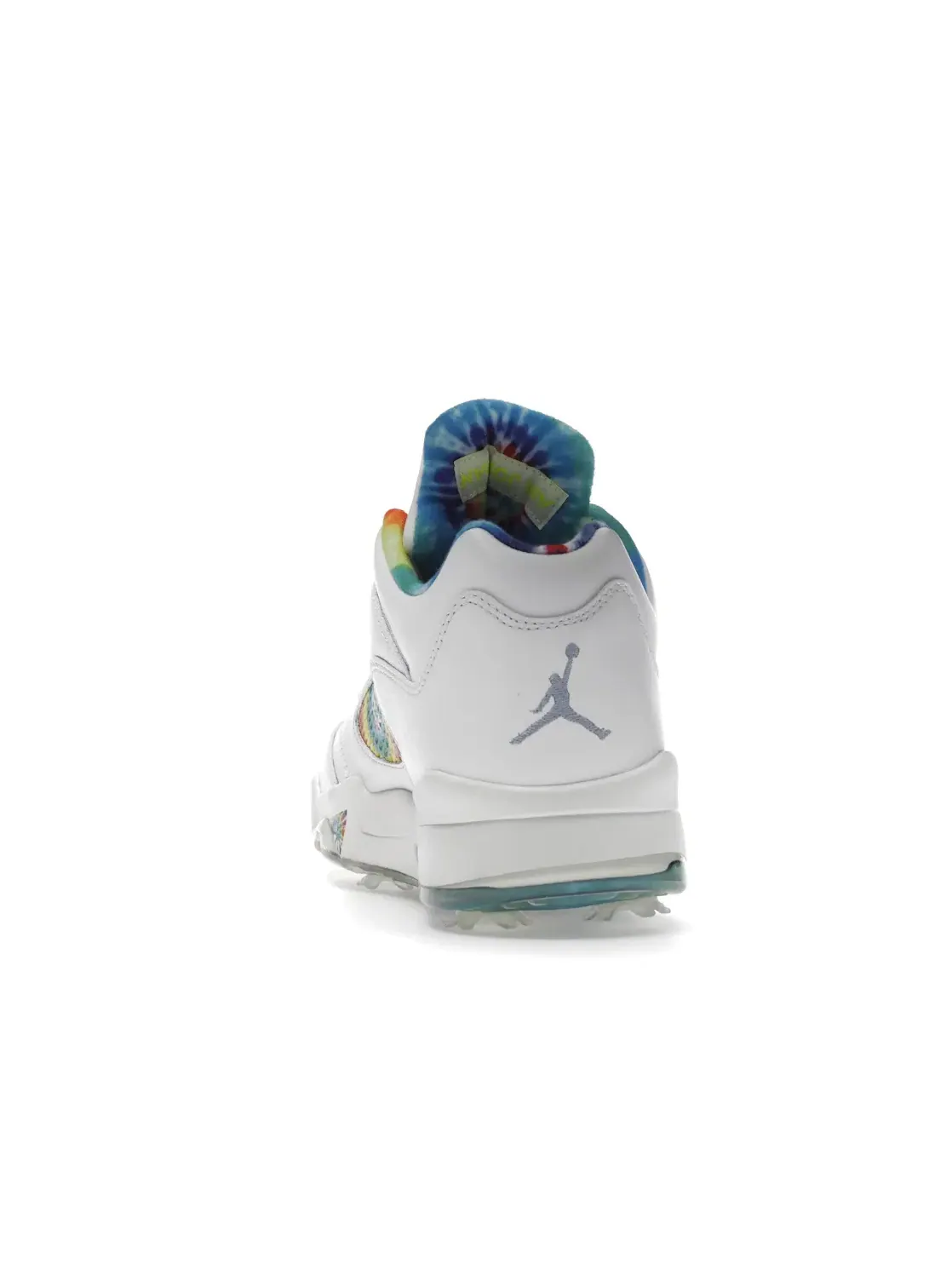Мужские кроссовки для гольфа с принтом тай-дай Jordan 5 Retro Low Golf Jordan — изображение 4 из 4, белый/глубокий-индиго