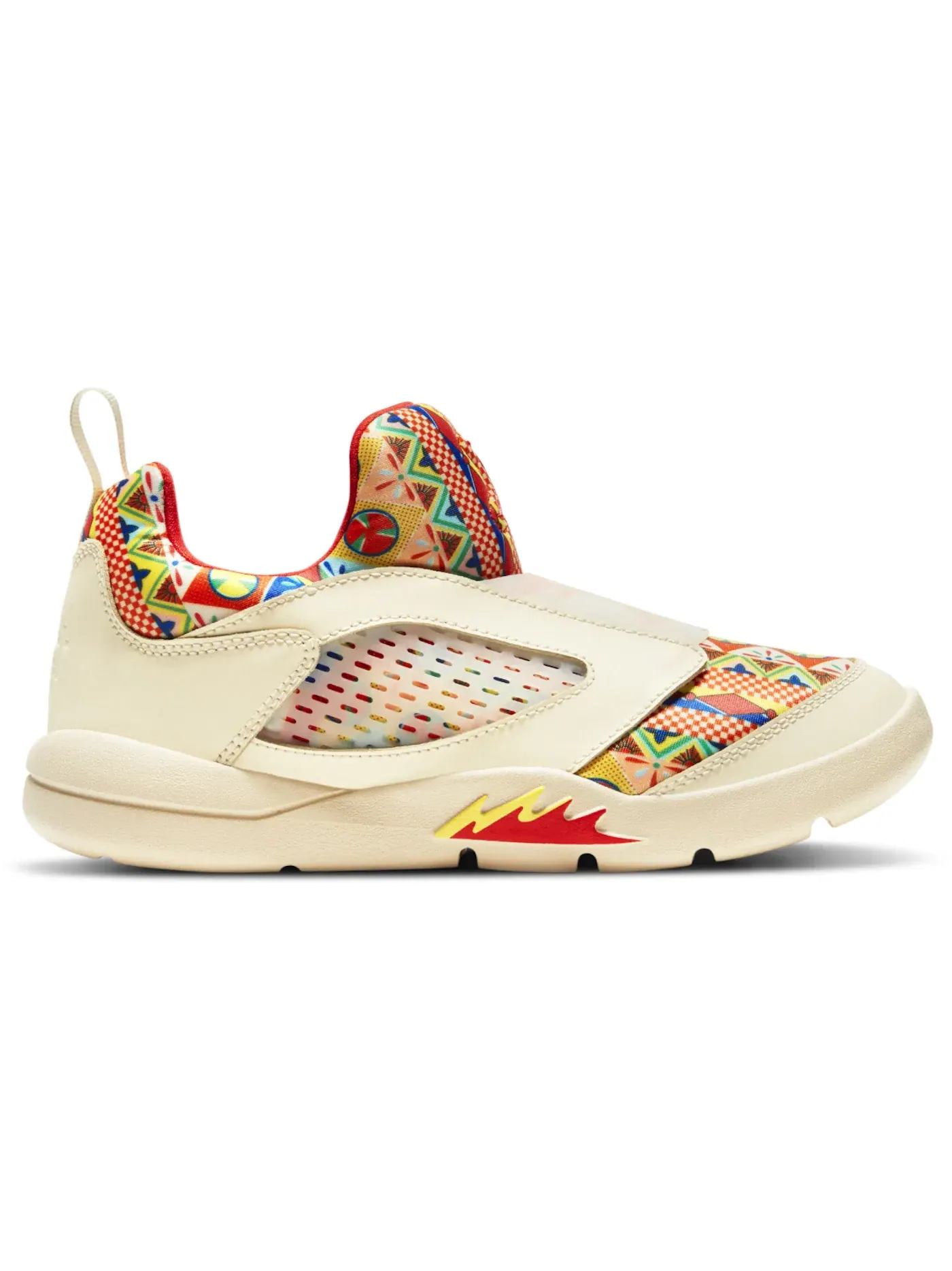 Детские кроссовки Lifestyle Jordan 5 Retro Low Little Flex Jordan — изображение 1 из 1, красный-желтый-белый