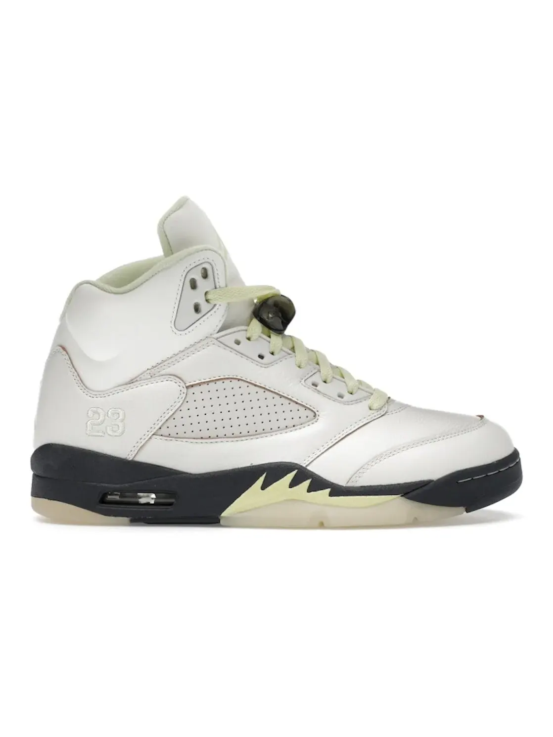 Женские кроссовки с ярким акцентом Jordan 5 Retro Luminous Green Jordan — изображение 1 из 4, зеленый