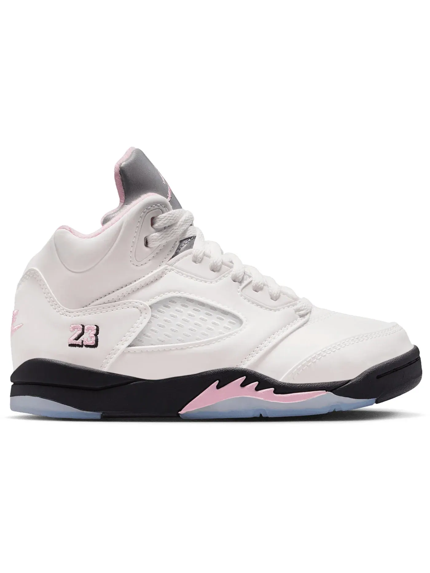 Детские кроссовки с ретро-дизайном Jordan 5 Retro Jordan — изображение 1 из 1, белый/розовый/черный