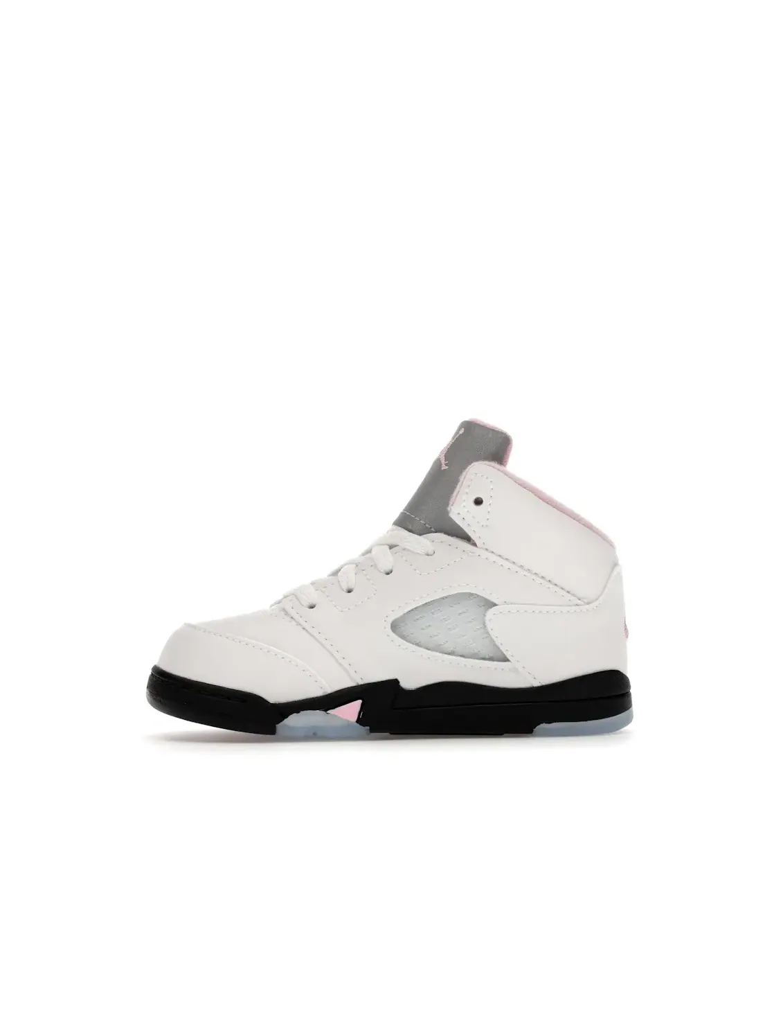 Детские кроссовки Lifestyle с длинным языком Jordan 5 Retro — изображение 3 из 4, белый/розовый/черный