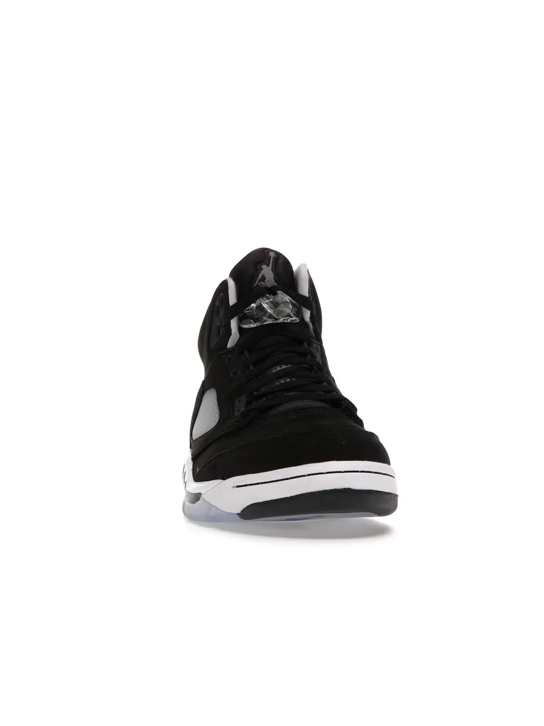 Мужские кроссовки с верхом из Durabuck Jordan 5 Retro Moonlight Jordan — изображение 2 из 4, черный/серый-белый