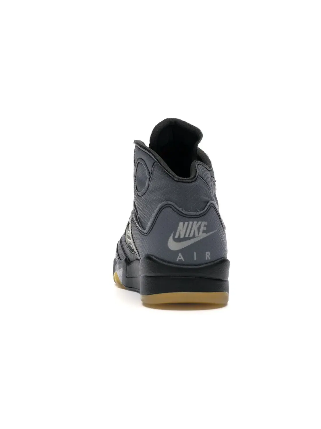 Мужские кроссовки Off-White Muslin Jordan 5 Retro — изображение 4 из 4, черный/-красный