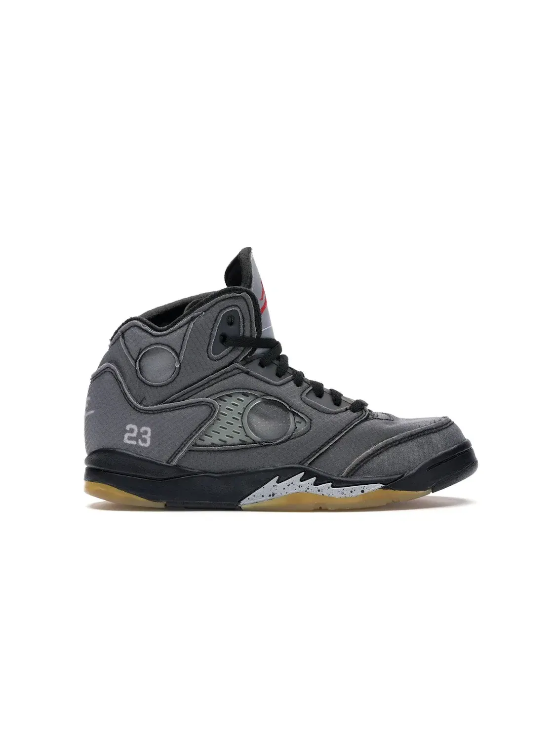 Детские кроссовки Lifestyle с принтом Jordan 5 Retro — изображение 1 из 4, черный/-красный