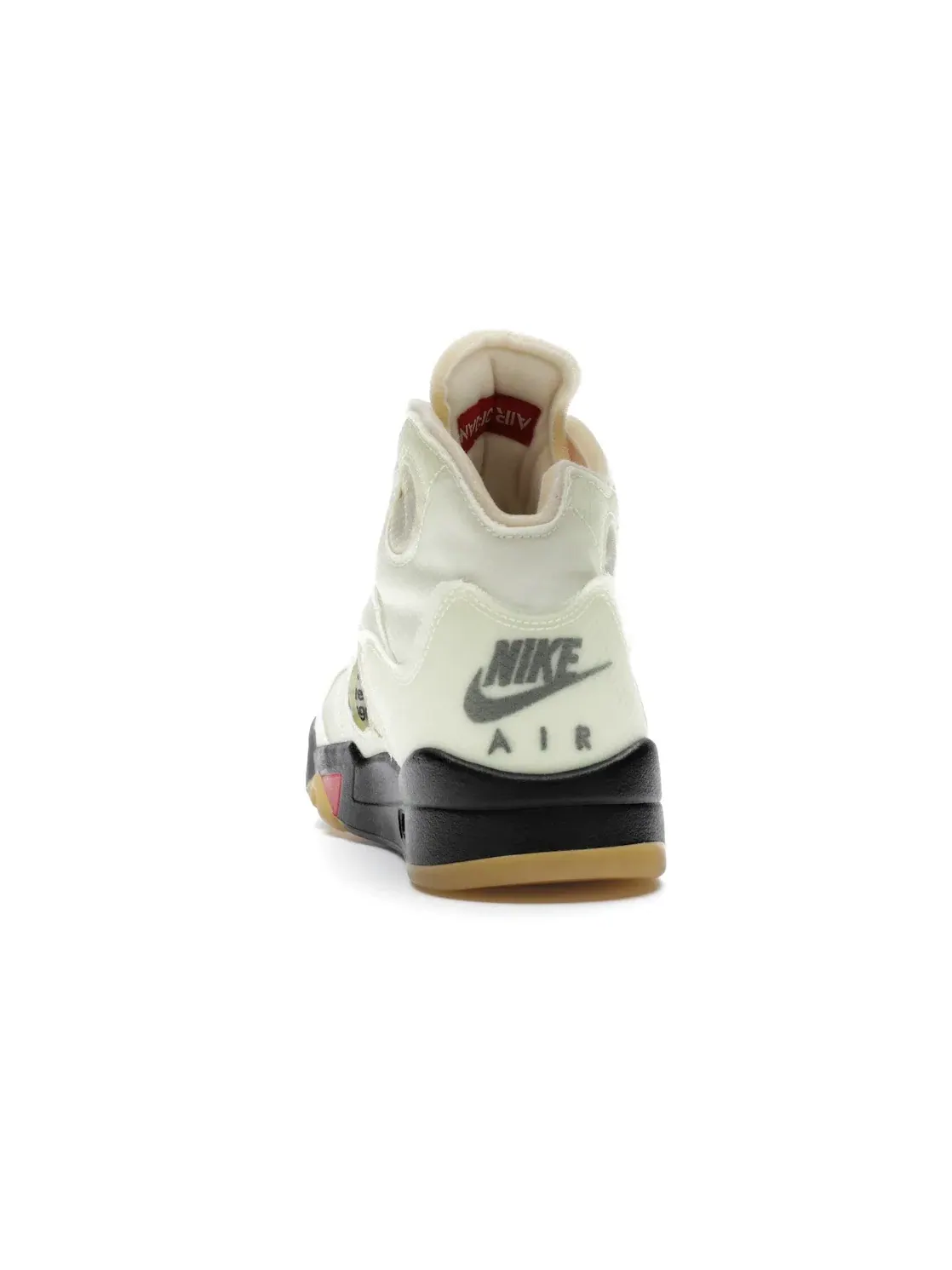 Мужские кроссовки с принтом Jordan 5 Retro Off-White — изображение 4 из 4, красный--черный