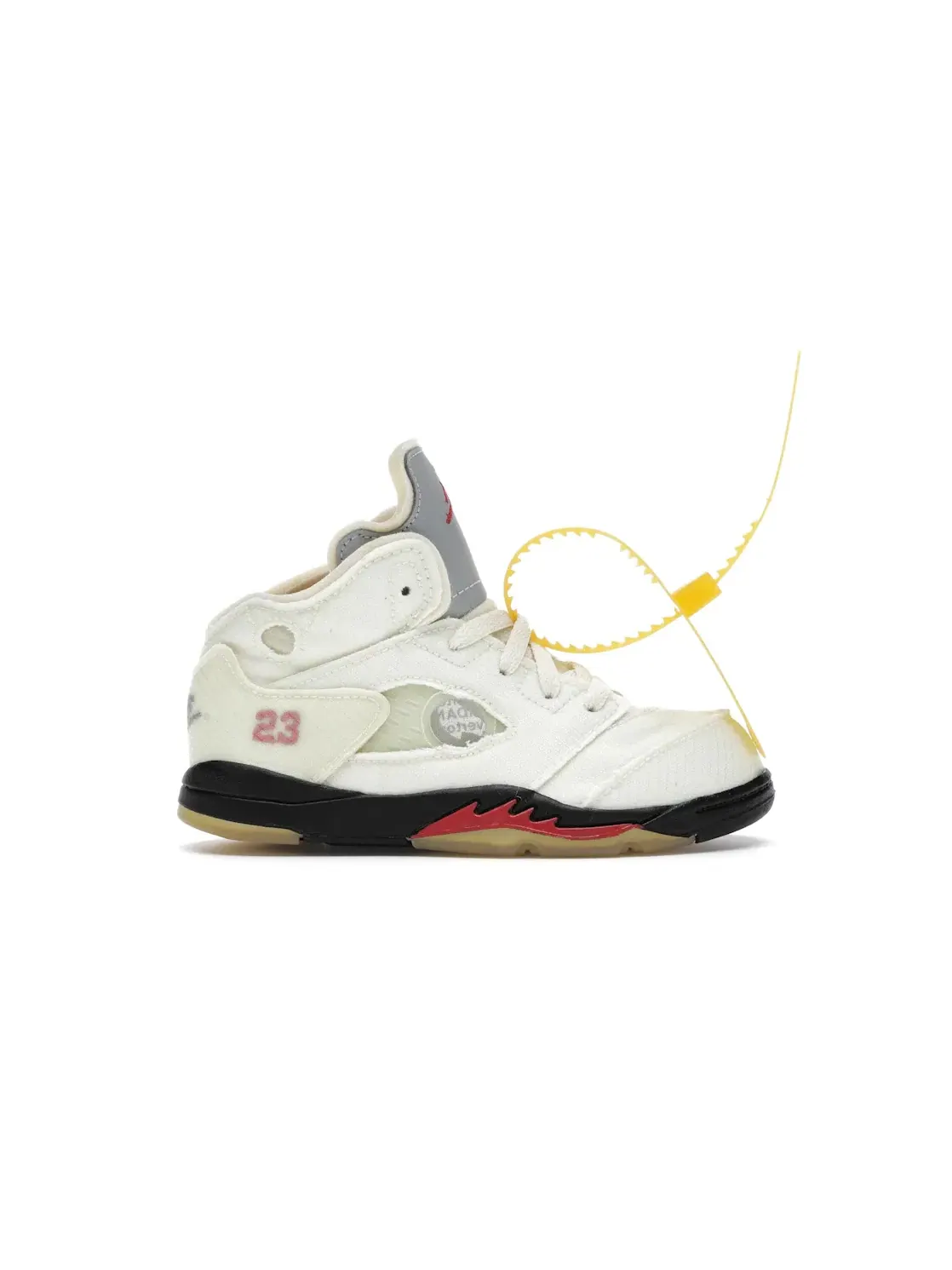Детские кроссовки Lifestyle с принтом Jordan 5 Retro — изображение 1 из 4, красный--черный