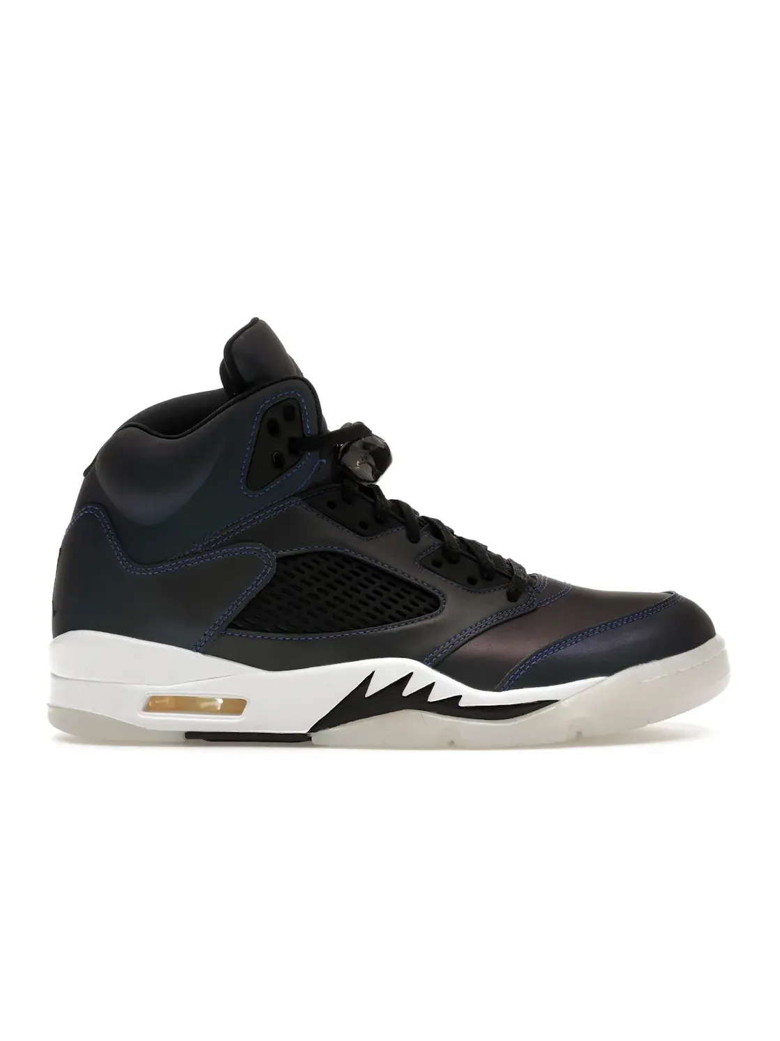 Женские кроссовки с высоким верхом Jordan 5 Retro — изображение 1 из 4, серый/черный-белый