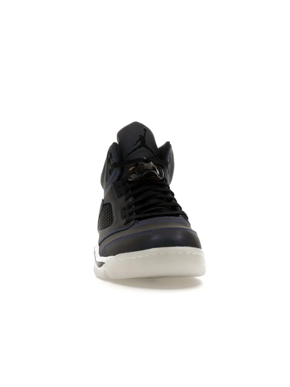 Женские кроссовки с высоким верхом Jordan 5 Retro — изображение 2 из 4, серый/черный-белый