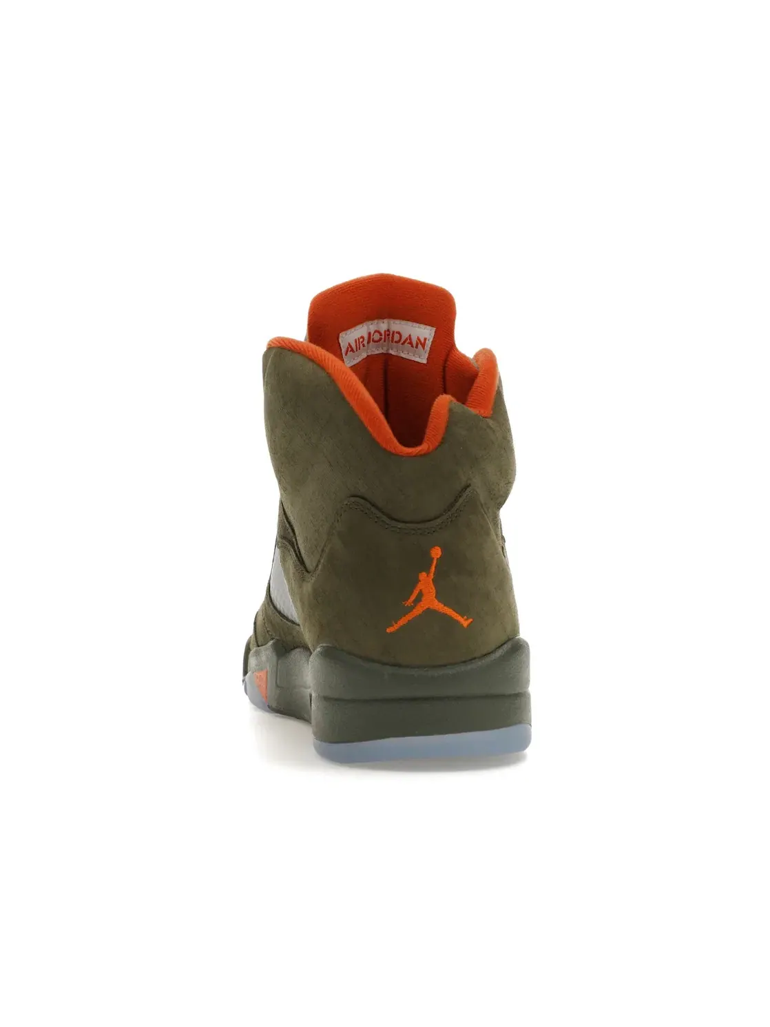 Мужские кроссовки с замшевым верхом Jordan 5 Retro — изображение 4 из 4, оливковый/оранжевый