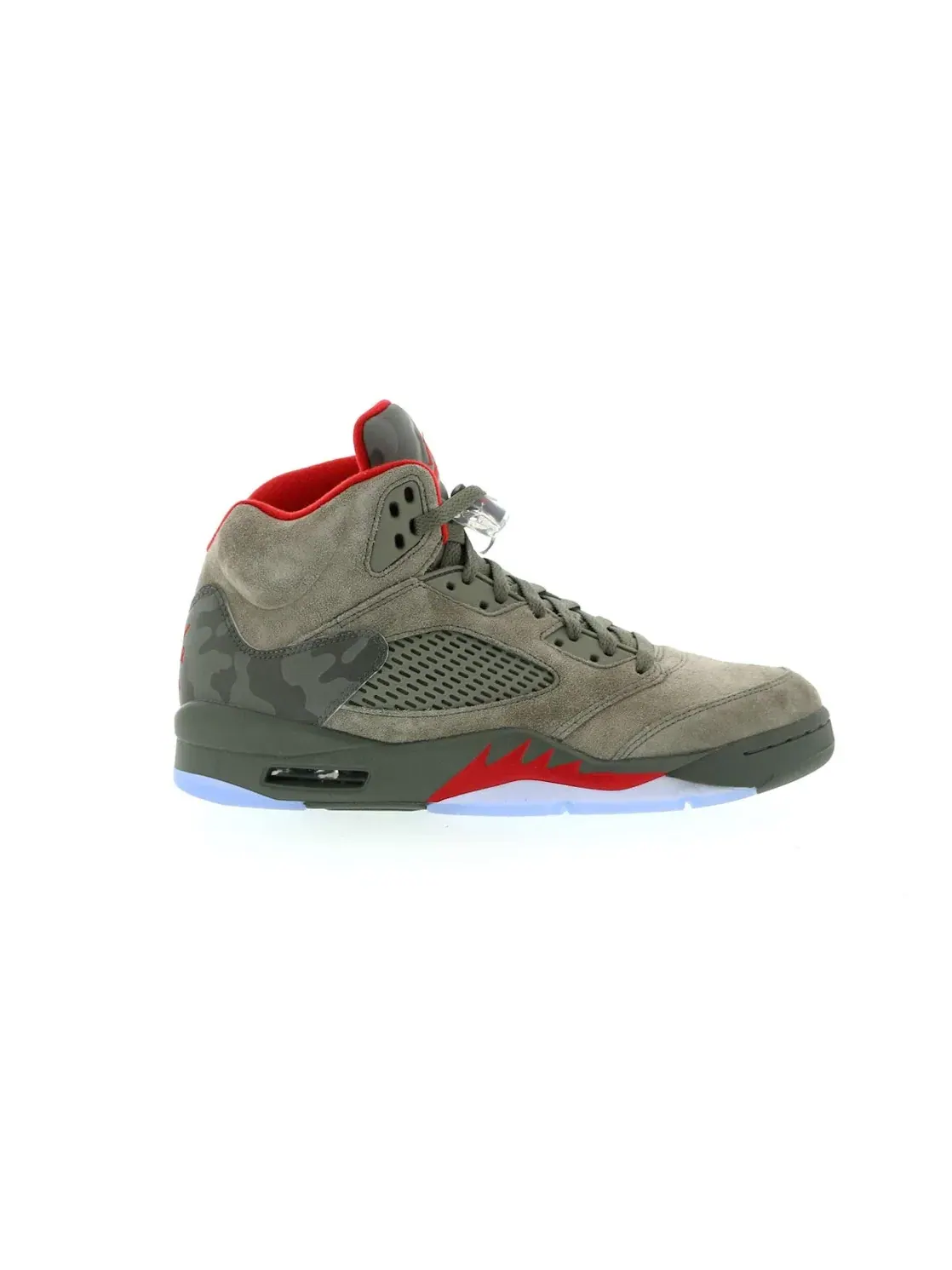 Мужские кроссовки с принтом камуфляж Jordan 5 Retro Jordan — изображение 1 из 4, темный/красный