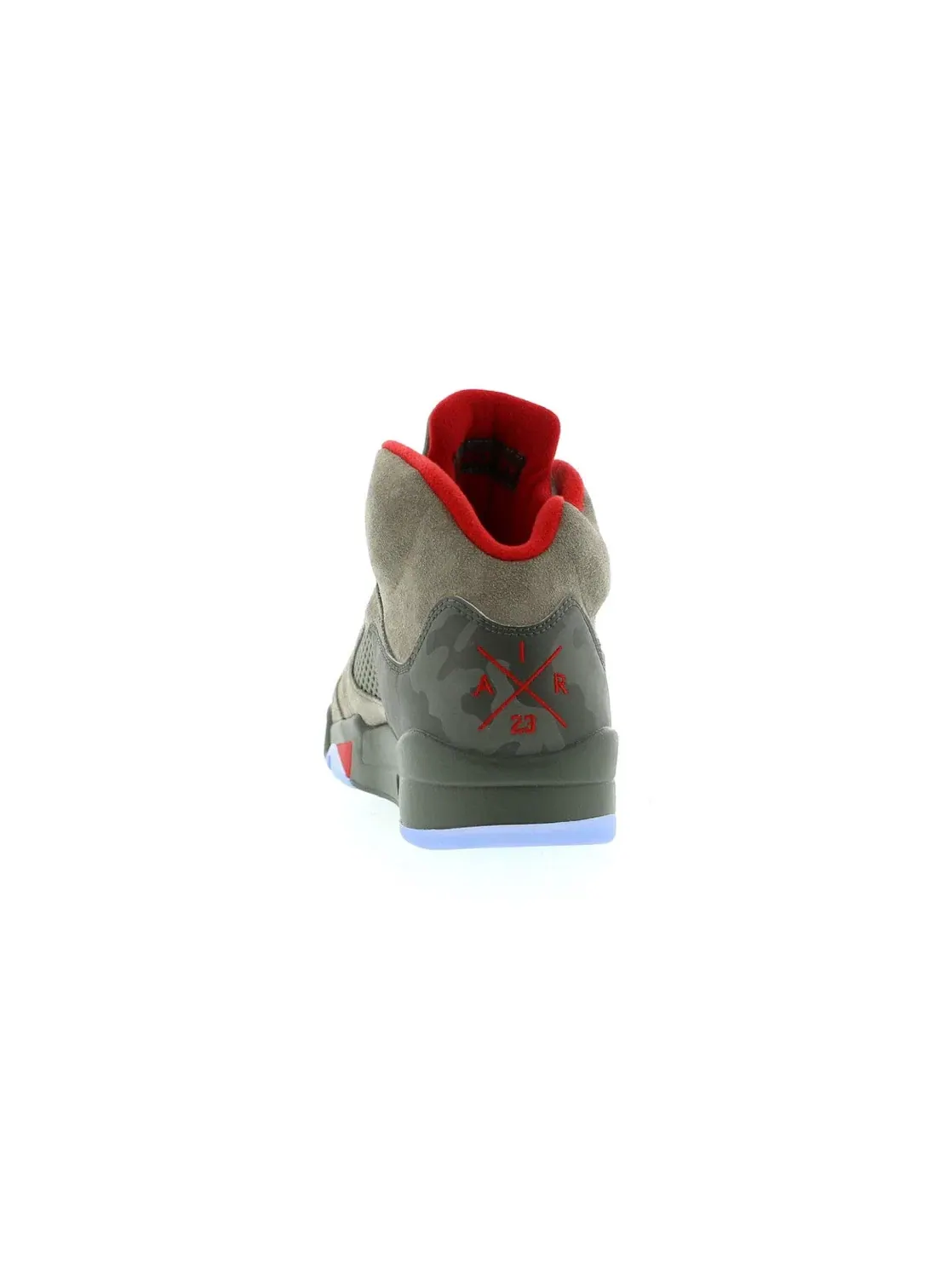 Мужские кроссовки с принтом камуфляж Jordan 5 Retro Jordan — изображение 4 из 4, темный/красный