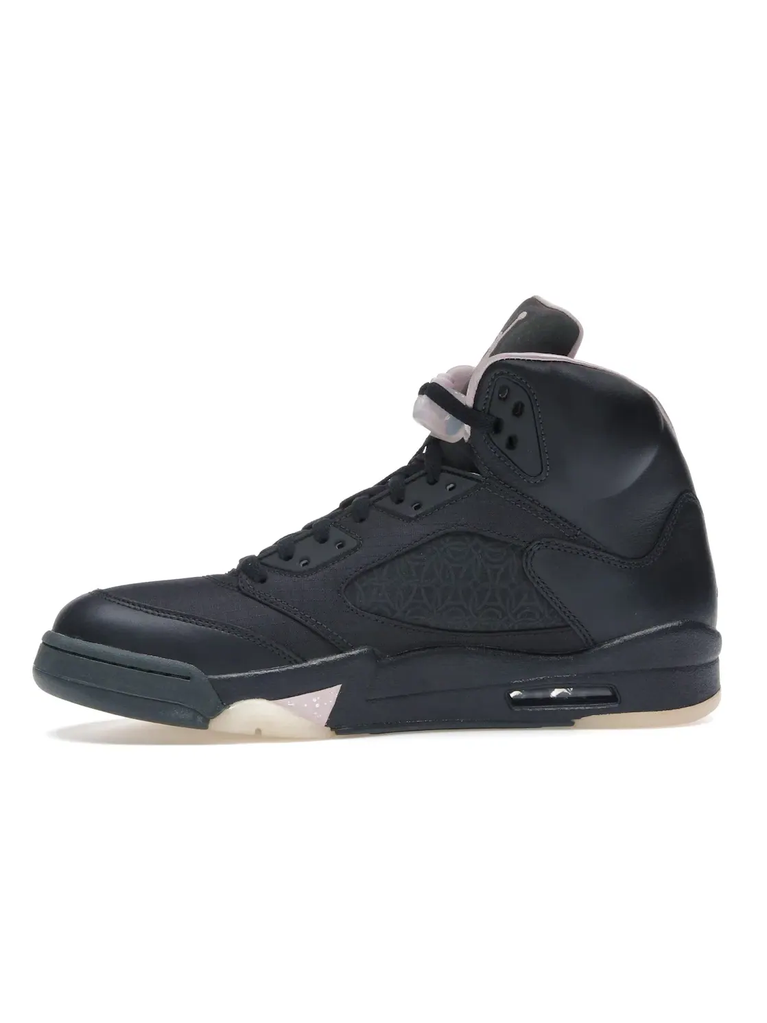 Мужские кроссовки Lifestyle с коллаборацией PSG Jordan 5 Retro — изображение 3 из 4, черный/розовый//розовый
