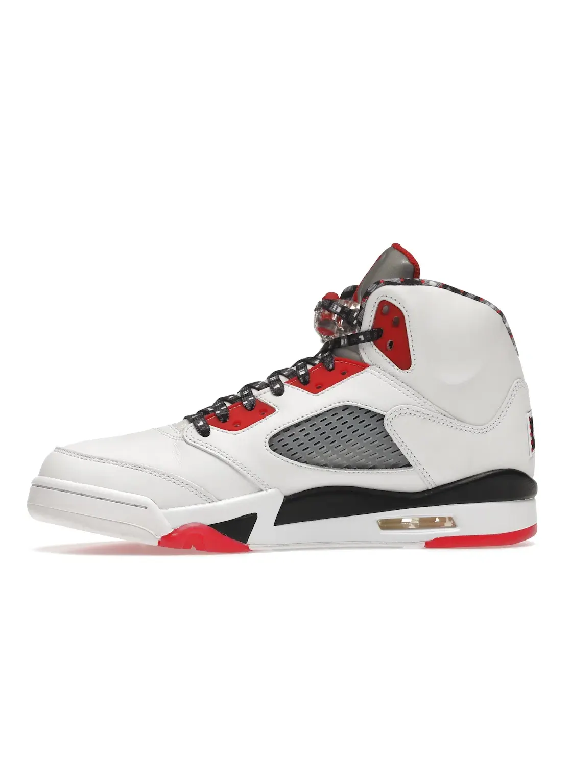 Мужские кроссовки с принтом Jordan 5 Retro Quai 54 Jordan — изображение 3 из 4, белый/красный-черный