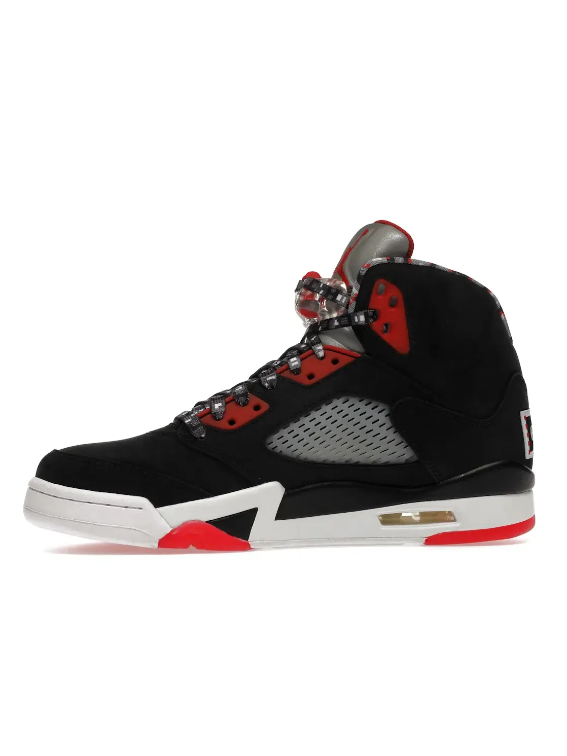 Мужские кроссовки Lifestyle Jordan 5 Retro Jordan — изображение 3 из 4, черный/красный-белый