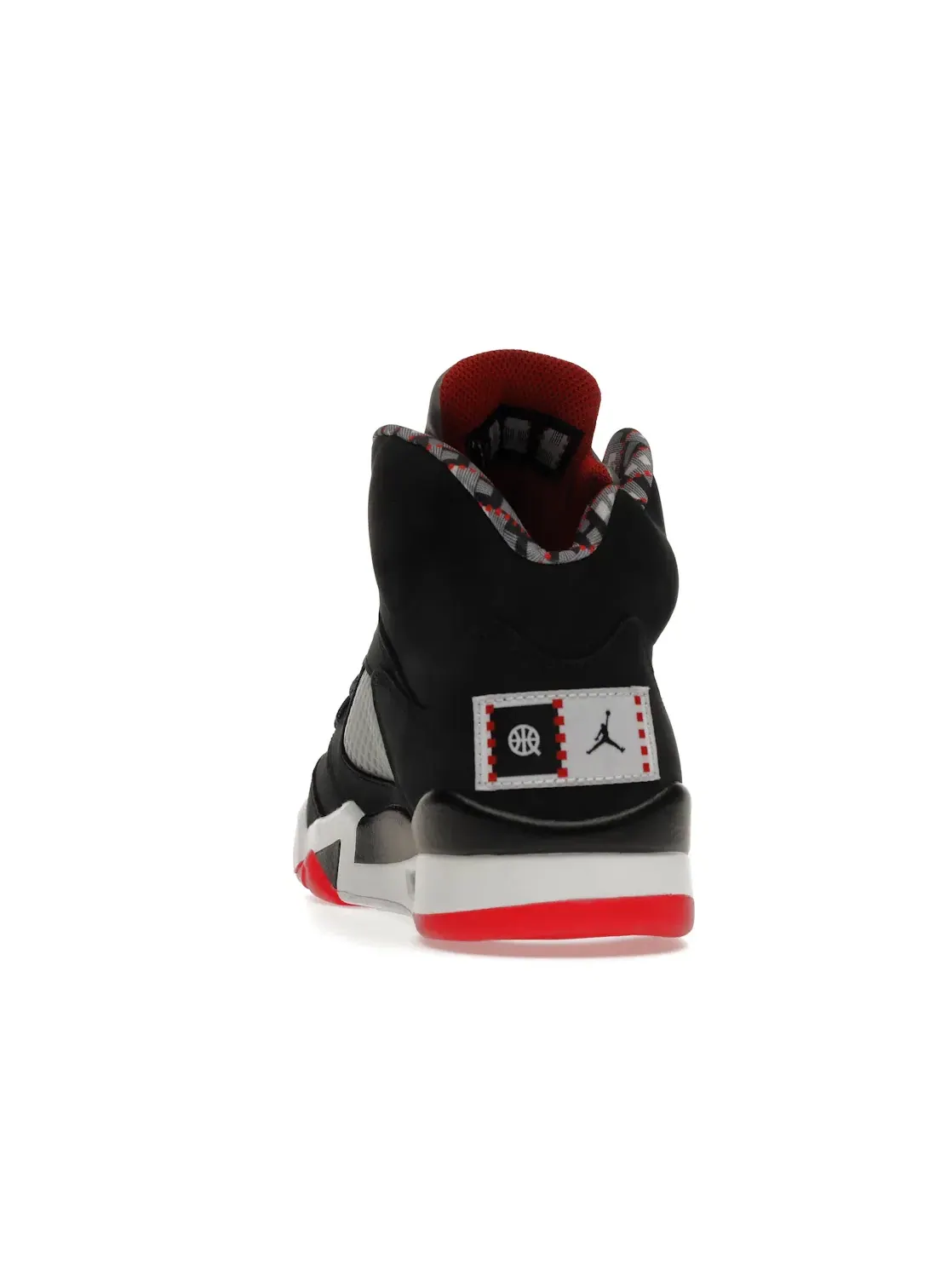 Мужские кроссовки Lifestyle Jordan 5 Retro Jordan — изображение 4 из 4, черный/красный-белый