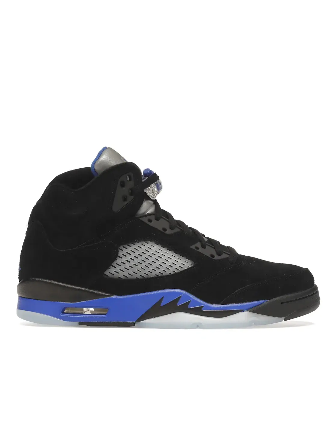 Мужские кроссовки с перфорированными вставками Jordan 5 Retro Jordan — изображение 1 из 4, черный/синий-серебристый