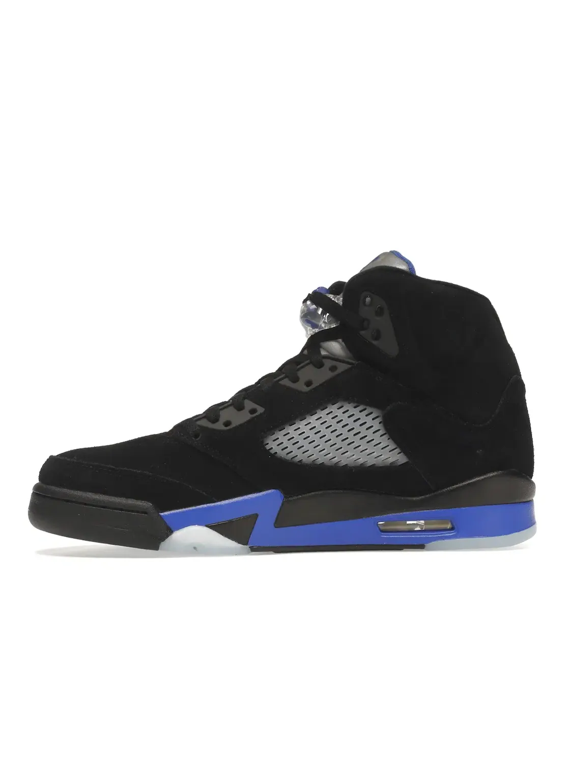 Мужские кроссовки с перфорированными вставками Jordan 5 Retro Jordan — изображение 3 из 4, черный/синий-серебристый
