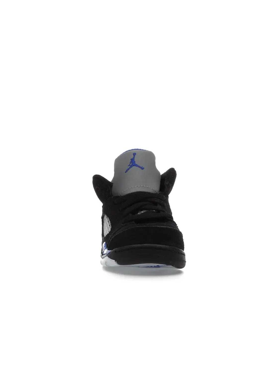 Детские кроссовки с сетчатыми вставками Jordan 5 Retro Jordan — изображение 2 из 4, черный/синий-серебристый