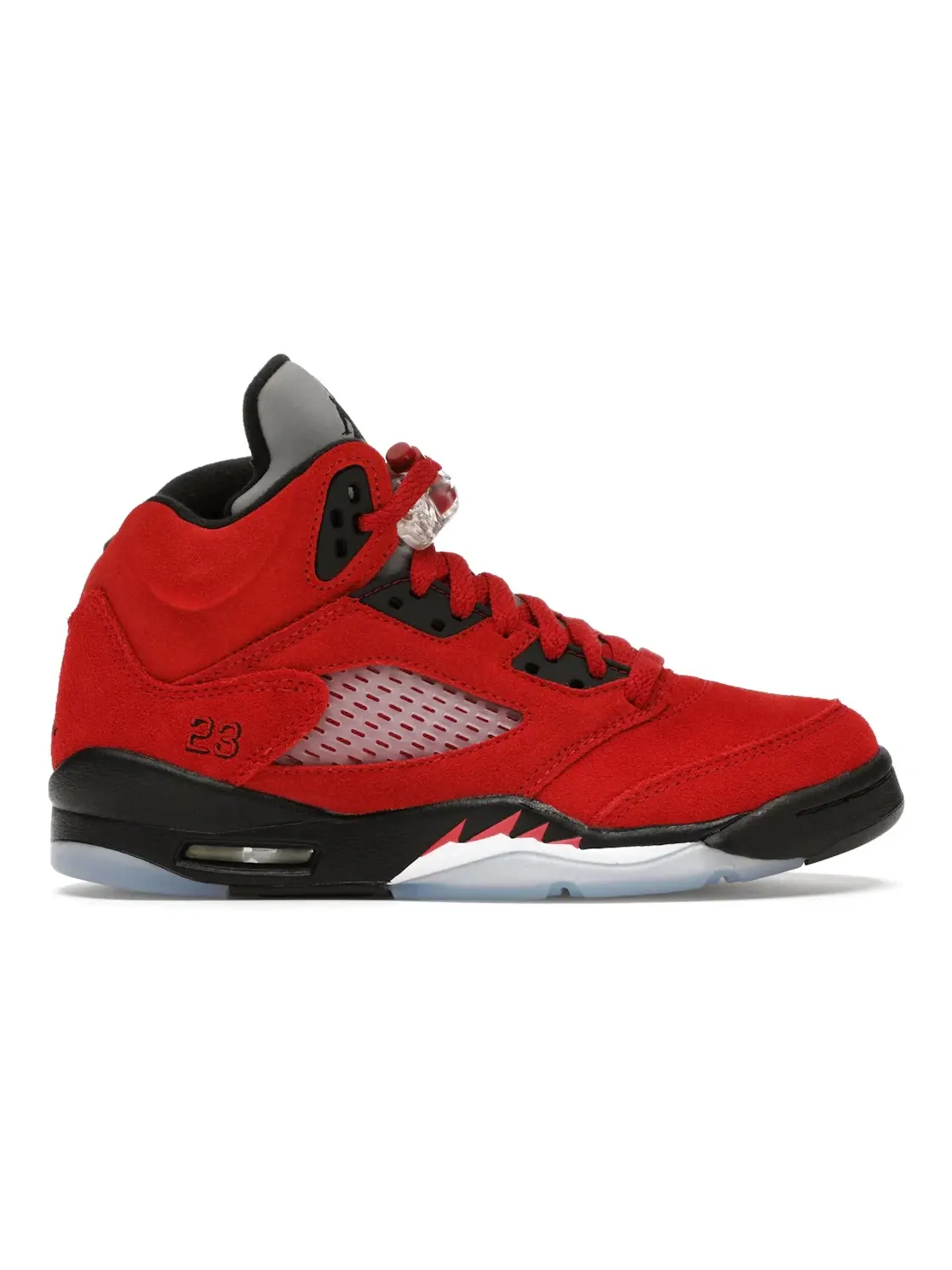 Детские кроссовки для мальчиков с замшевым верхом Jordan 5 Retro — изображение 1 из 4, красный/черный-белый