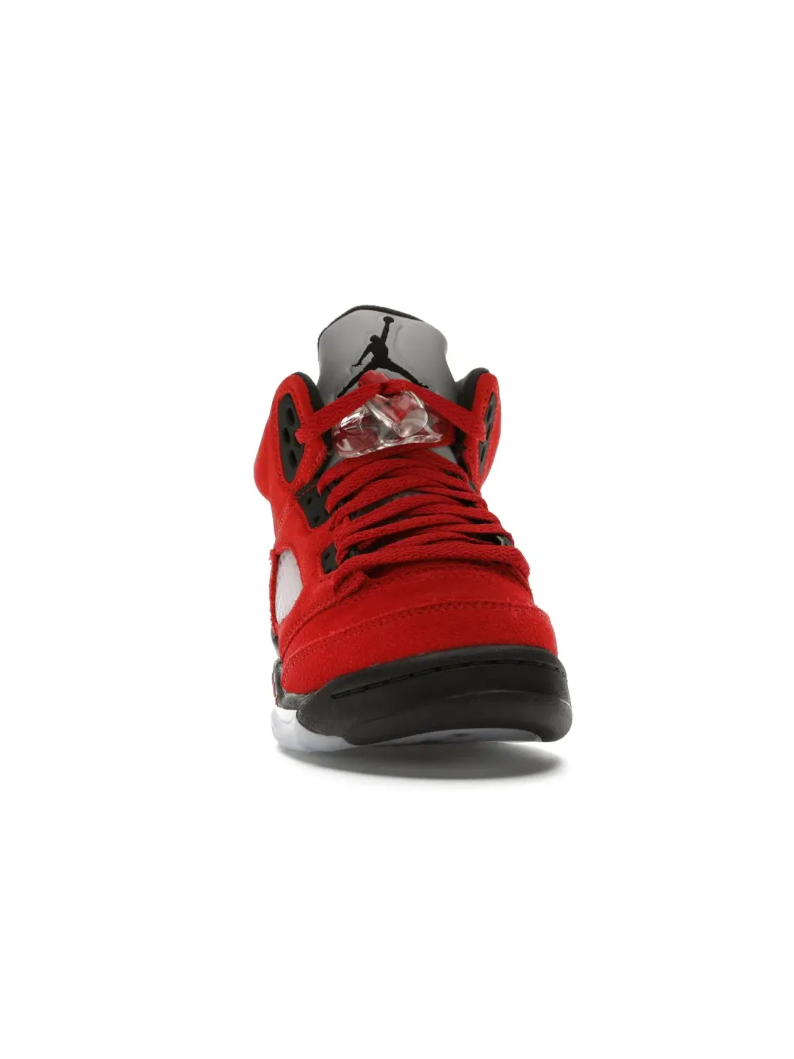 Детские кроссовки для мальчиков с замшевым верхом Jordan 5 Retro — изображение 2 из 4, красный/черный-белый