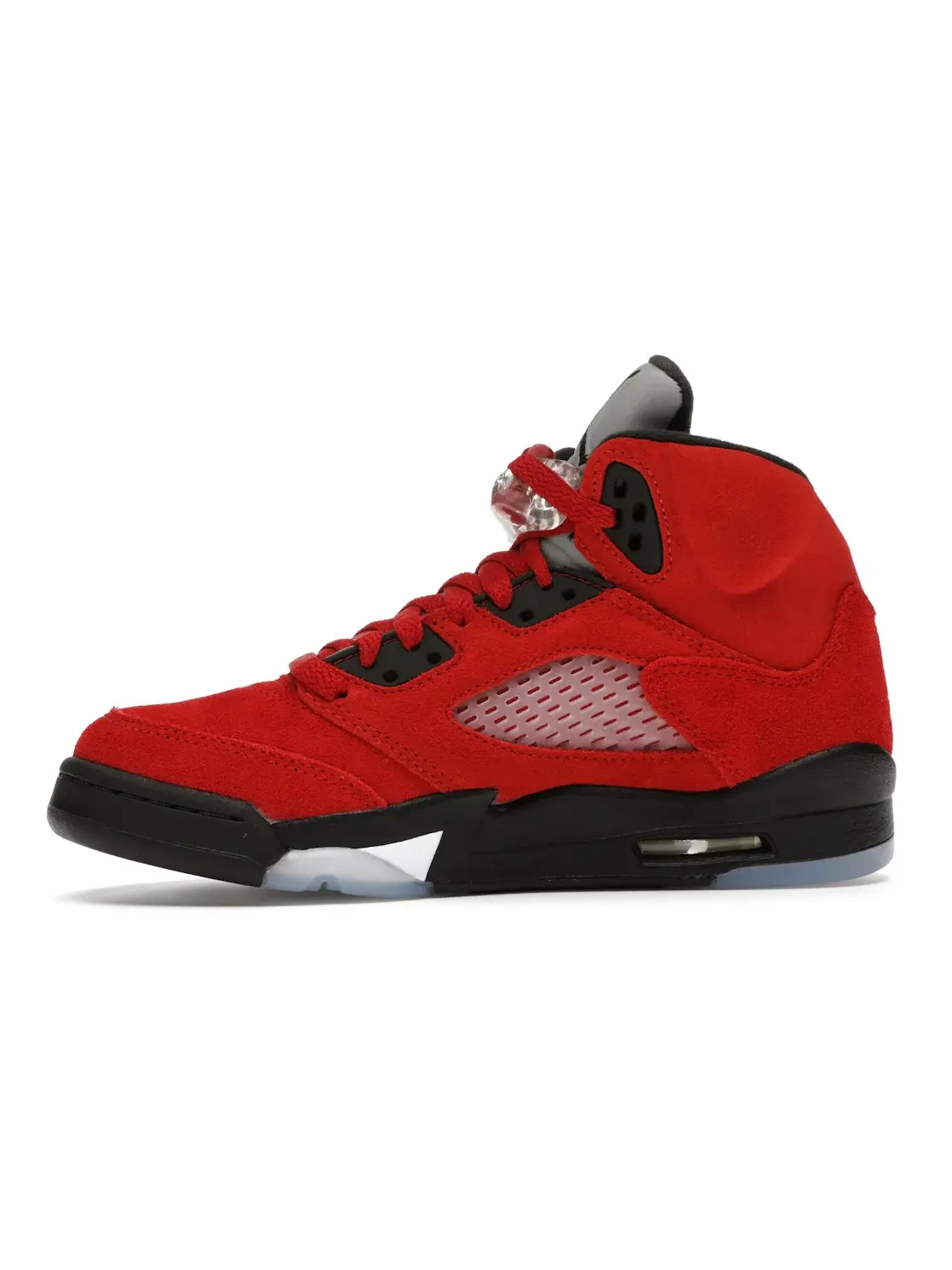 Детские кроссовки для мальчиков с замшевым верхом Jordan 5 Retro — изображение 3 из 4, красный/черный-белый