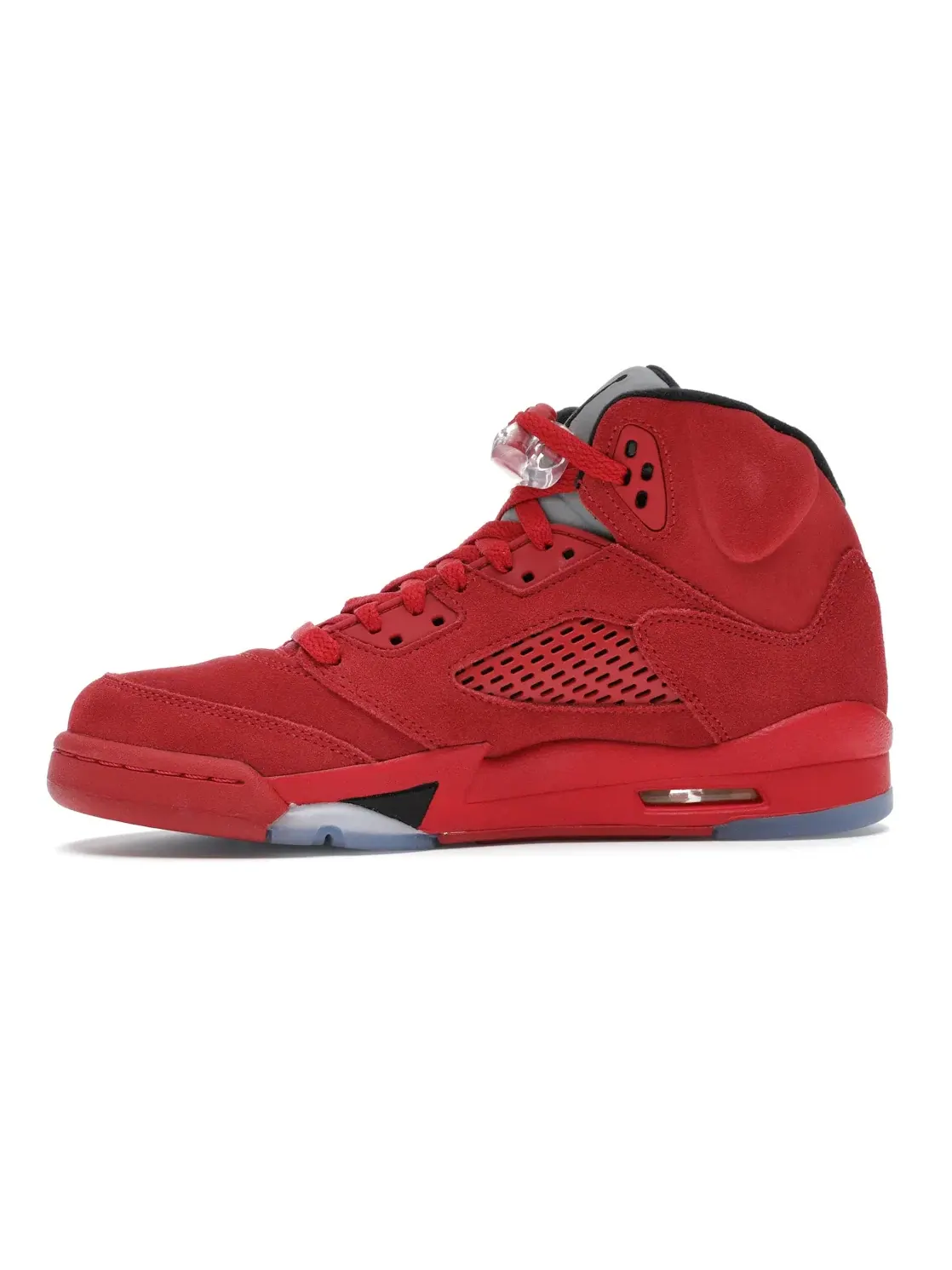 Детские кроссовки с замшевым верхом Jordan 5 Retro — изображение 3 из 4, красный/черный